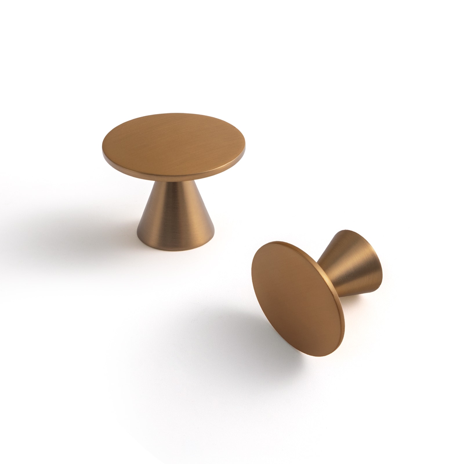 Miaokesen 9608CB-DK 1-1/2-in Dark Champagne Brown Novelty Modern Cabinet Knob 6 -Pack