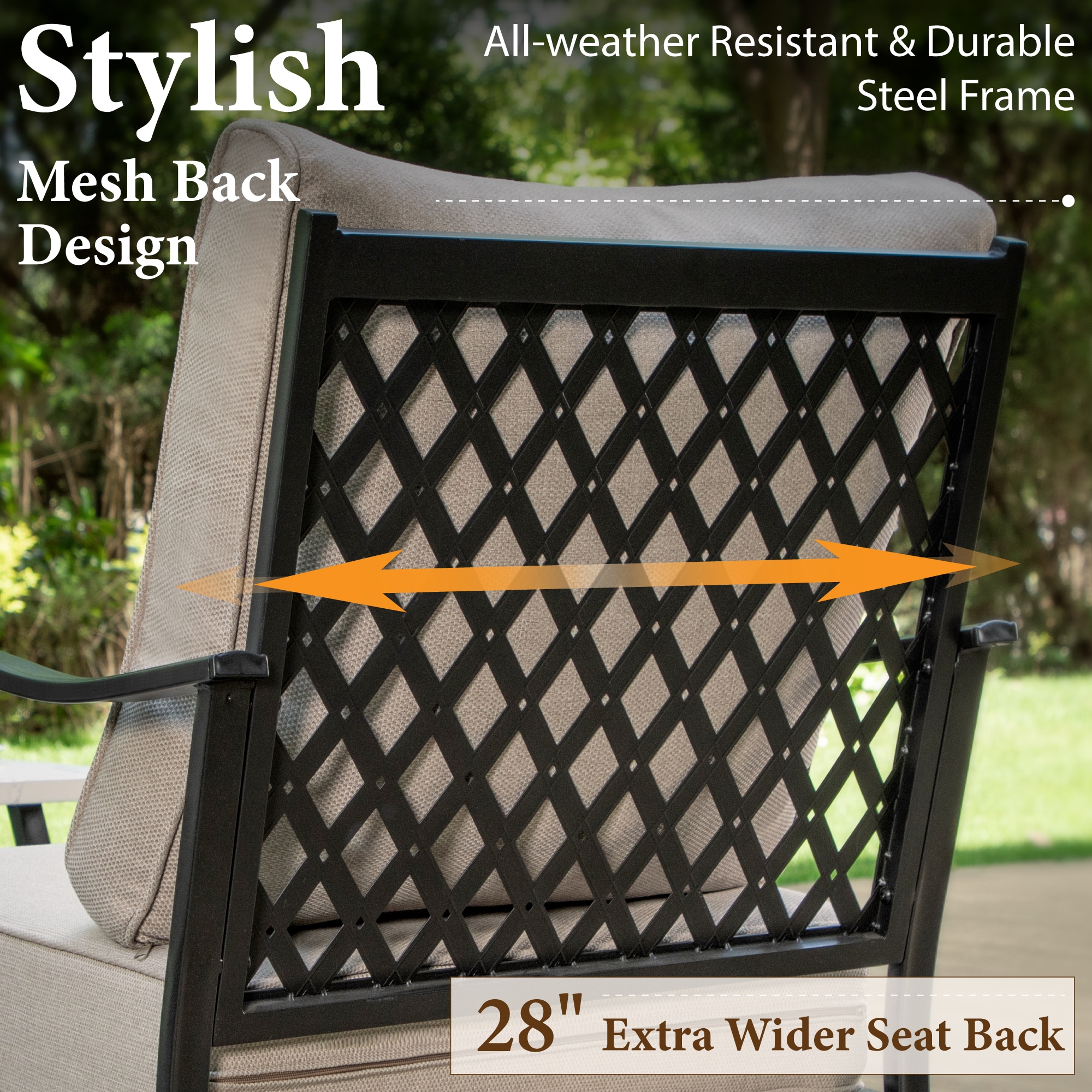 Sunshine Valley CP003-08-5 Patio-Conversation-Sets - View #7