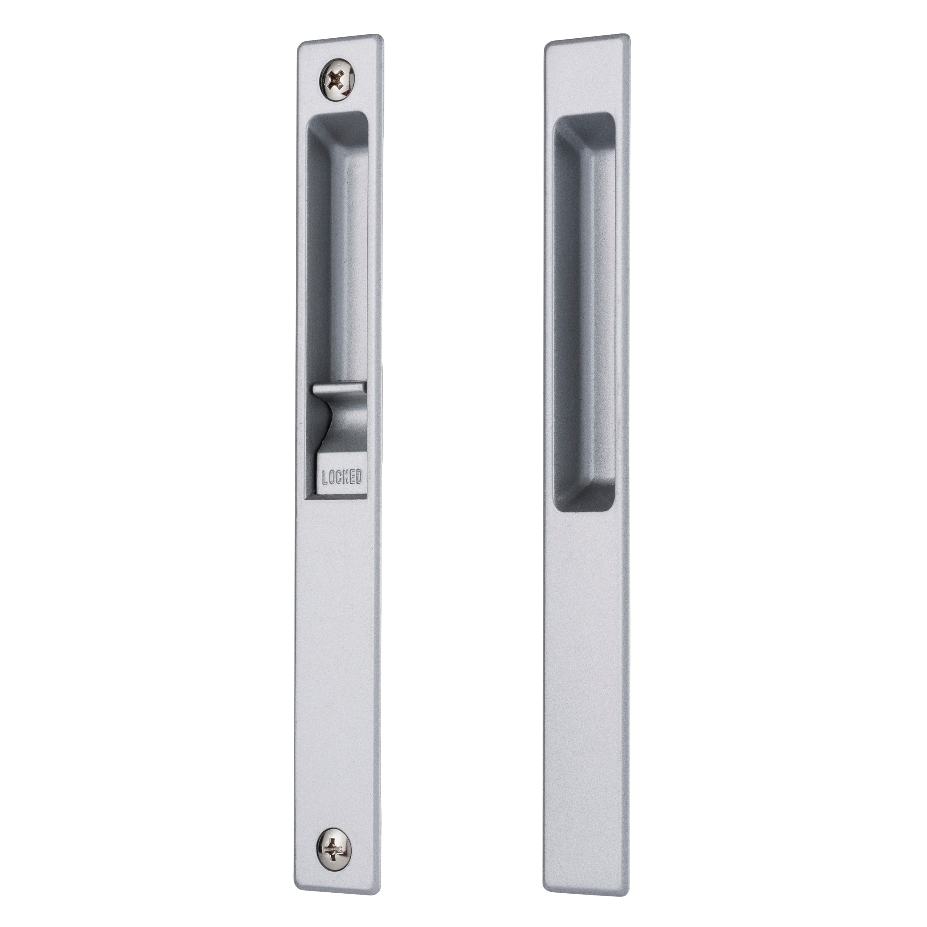 WRIGHT PRODUCTS 6.5-in Flush Mount Sliding Patio Door Handleset in the  Sliding Patio Door Handles department at