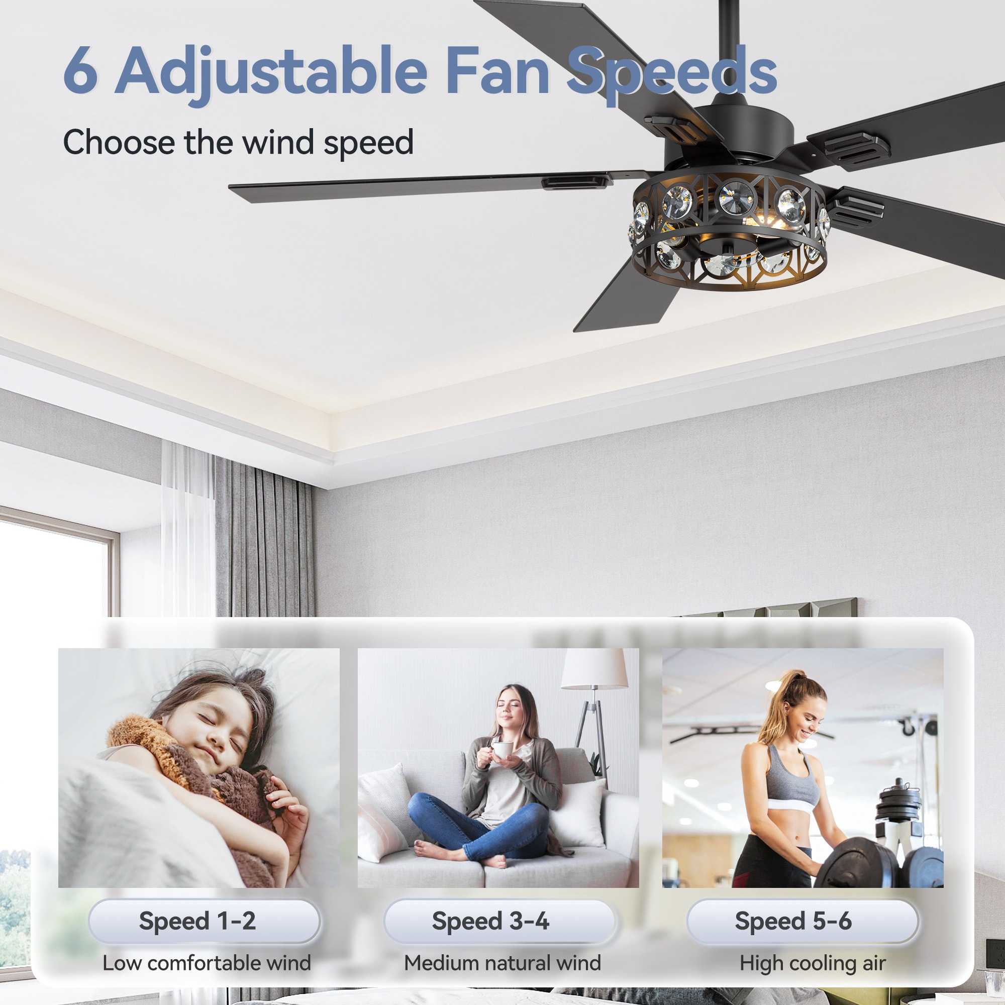 Breezary 35059-BK Ceiling-Fans - View #8
