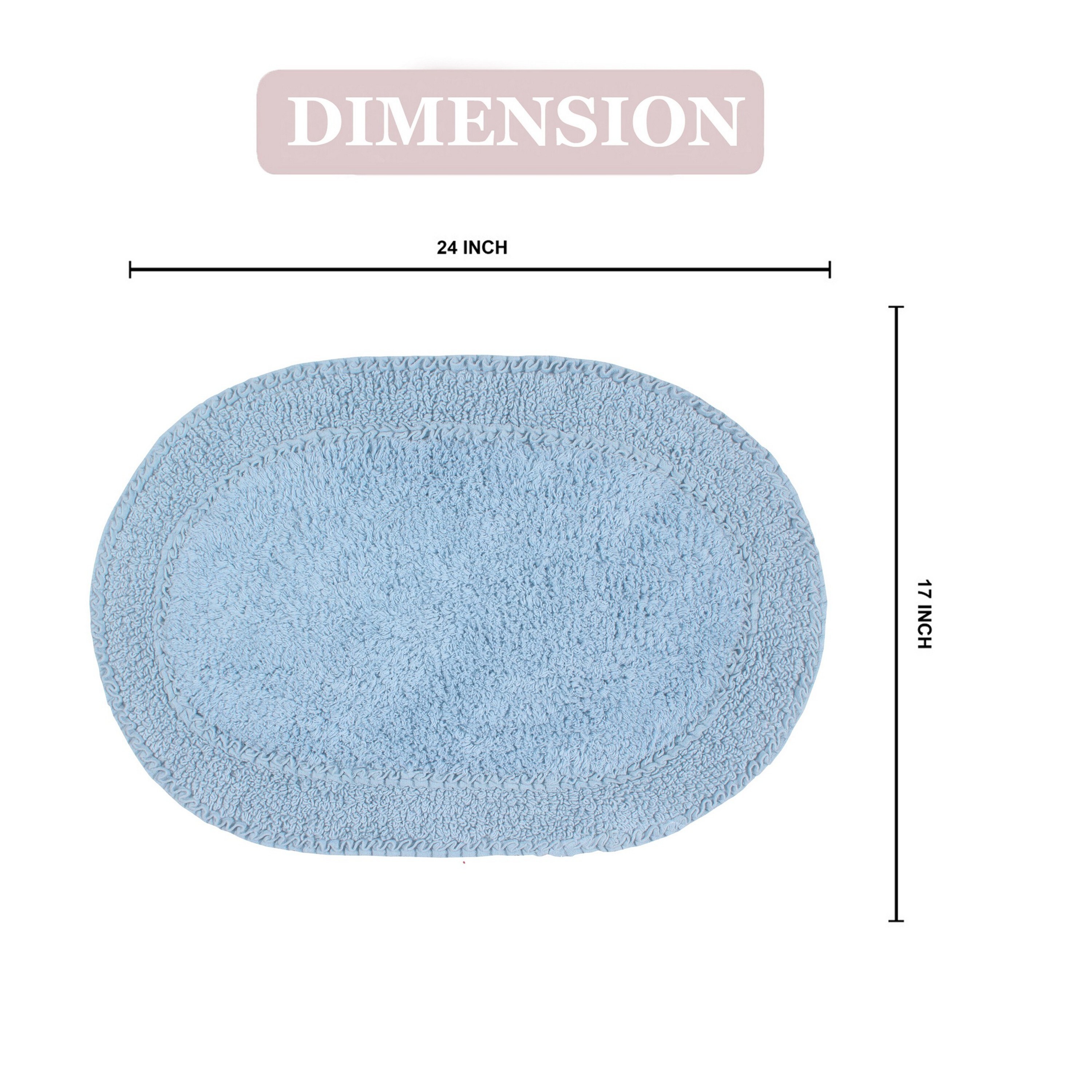 Home Weavers BDR1724BL Bath-Rugs - View #2