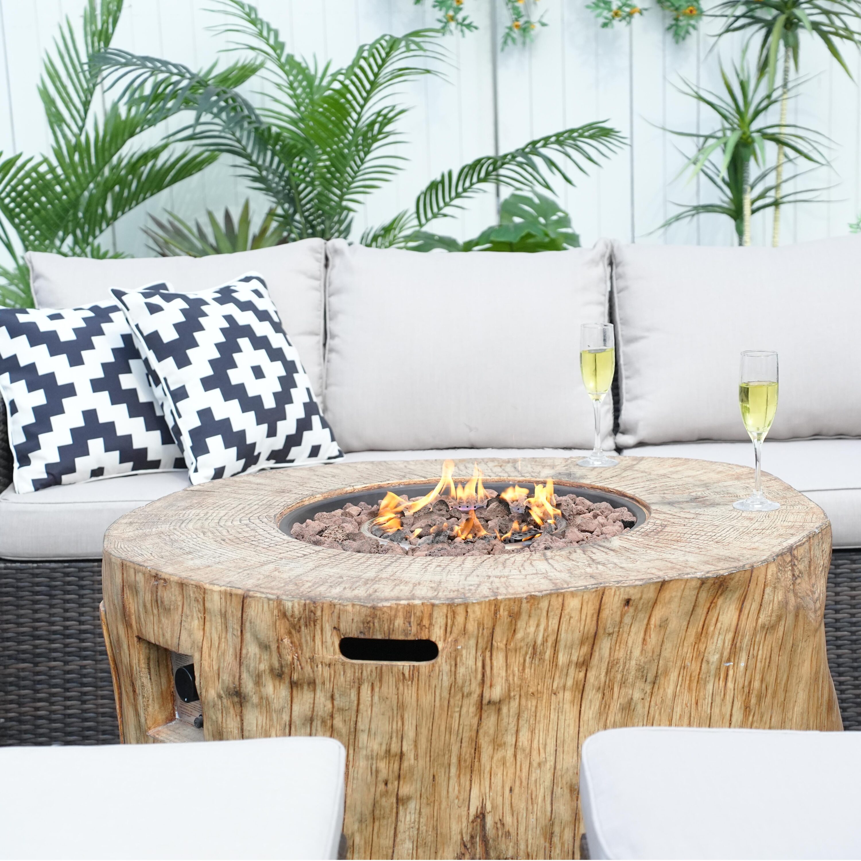 Direct Wicker DWG-1403B2180-BR Patio-Conversation-Sets - View #8