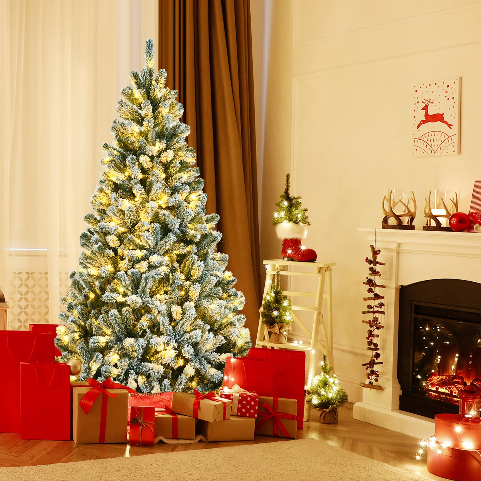 Costway CM23442US Artificial-Christmas-Trees - View #9