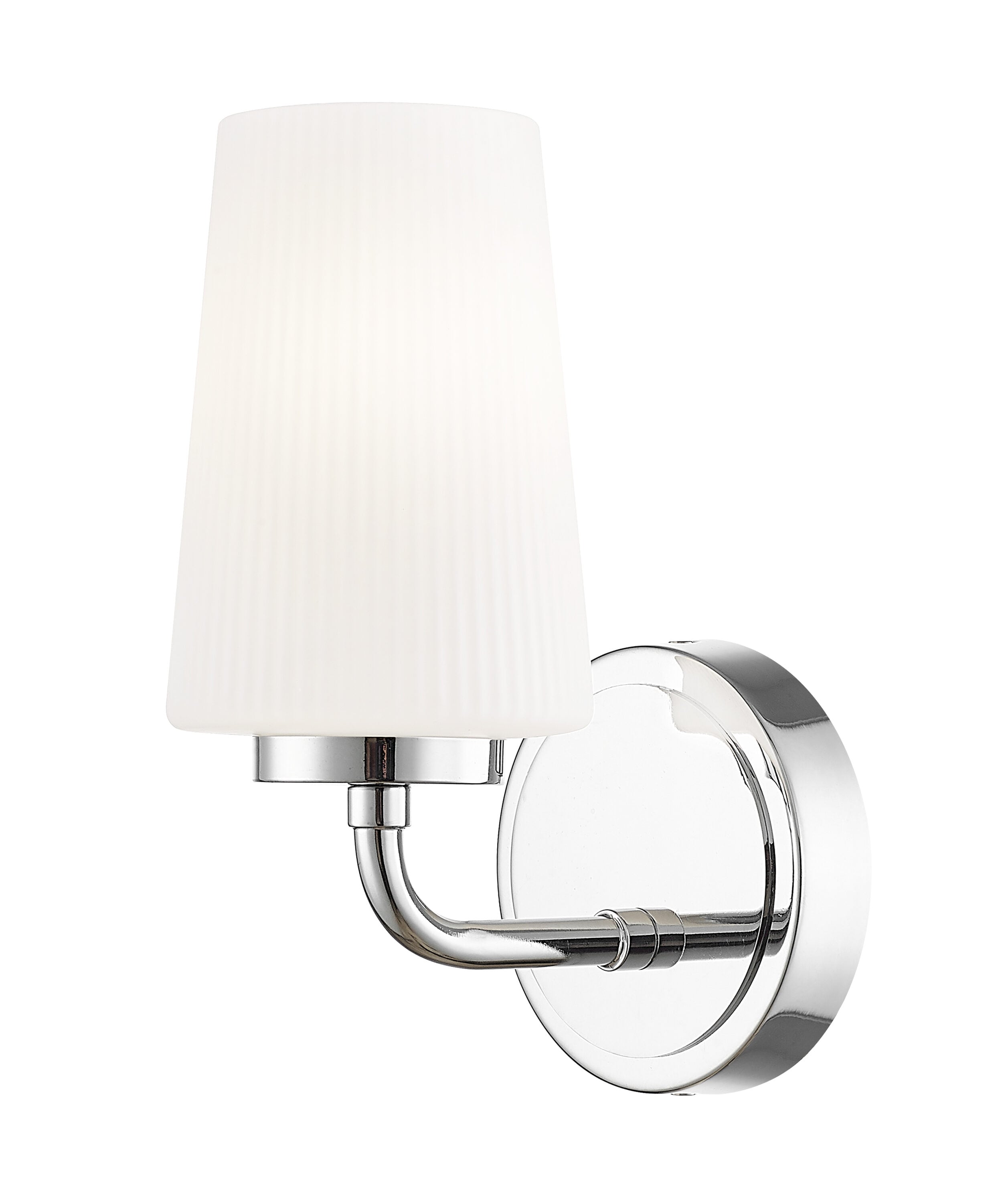 Z-Lite Montford 4.5-in W 1 -Light Chrome Wall Sconce