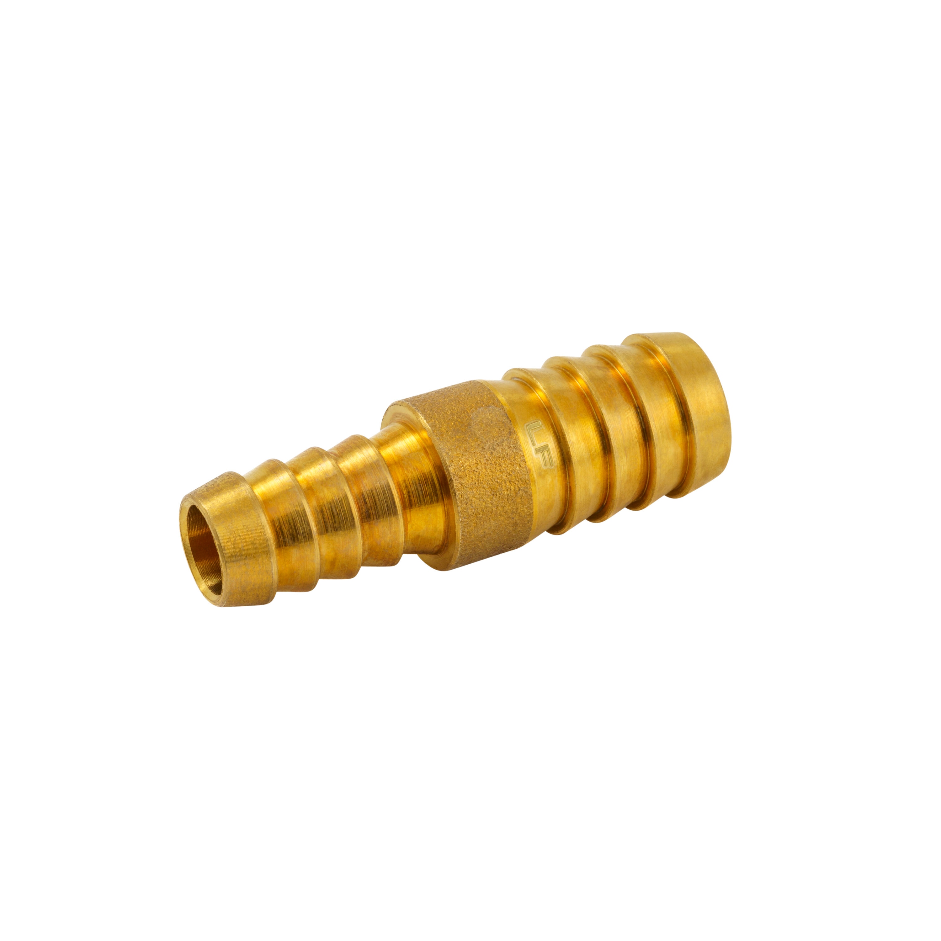NEW (2) PK. BRASS 3/8 IN. MNPT X HOSE BARB STRAIGHT FITTING FOR 3/8 IN. ID  HOSE