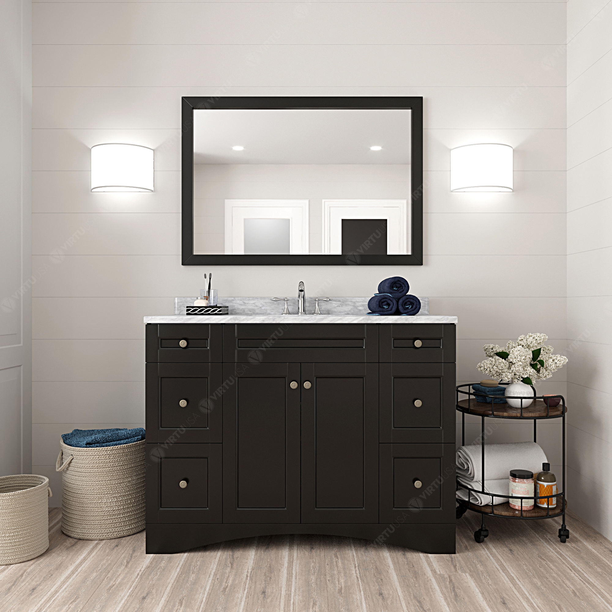 Virtu USA ES-32048-WMRO-ES Bath-Vanity-Combo - View #2