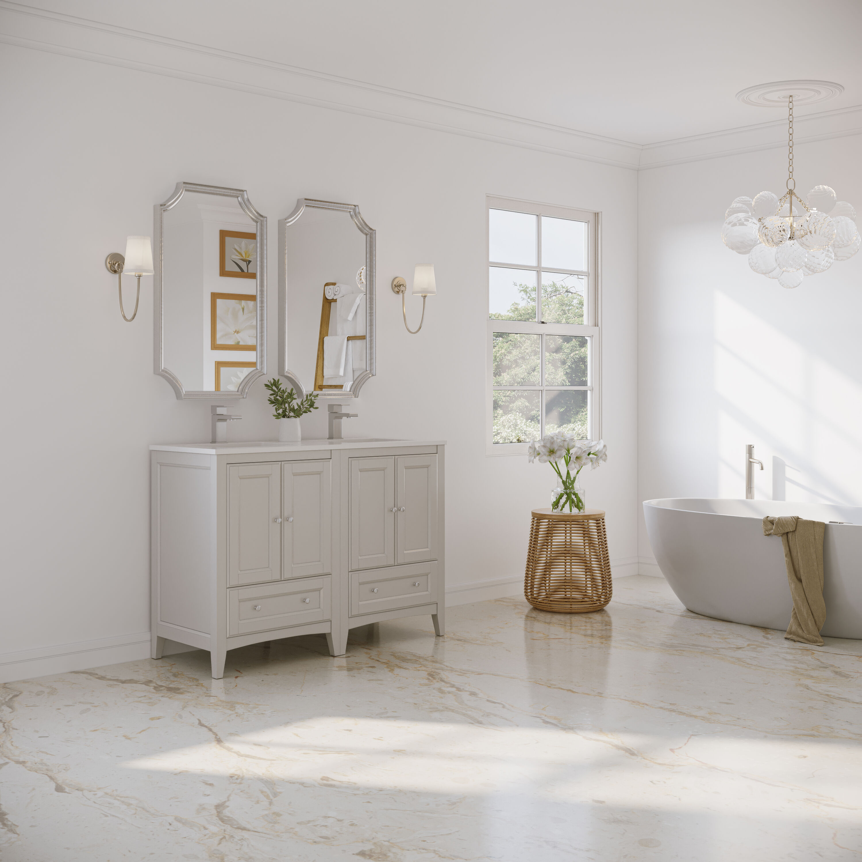 Fresca FCB20-2424AW-CWH-U Bath-Vanity-Combo - View #5