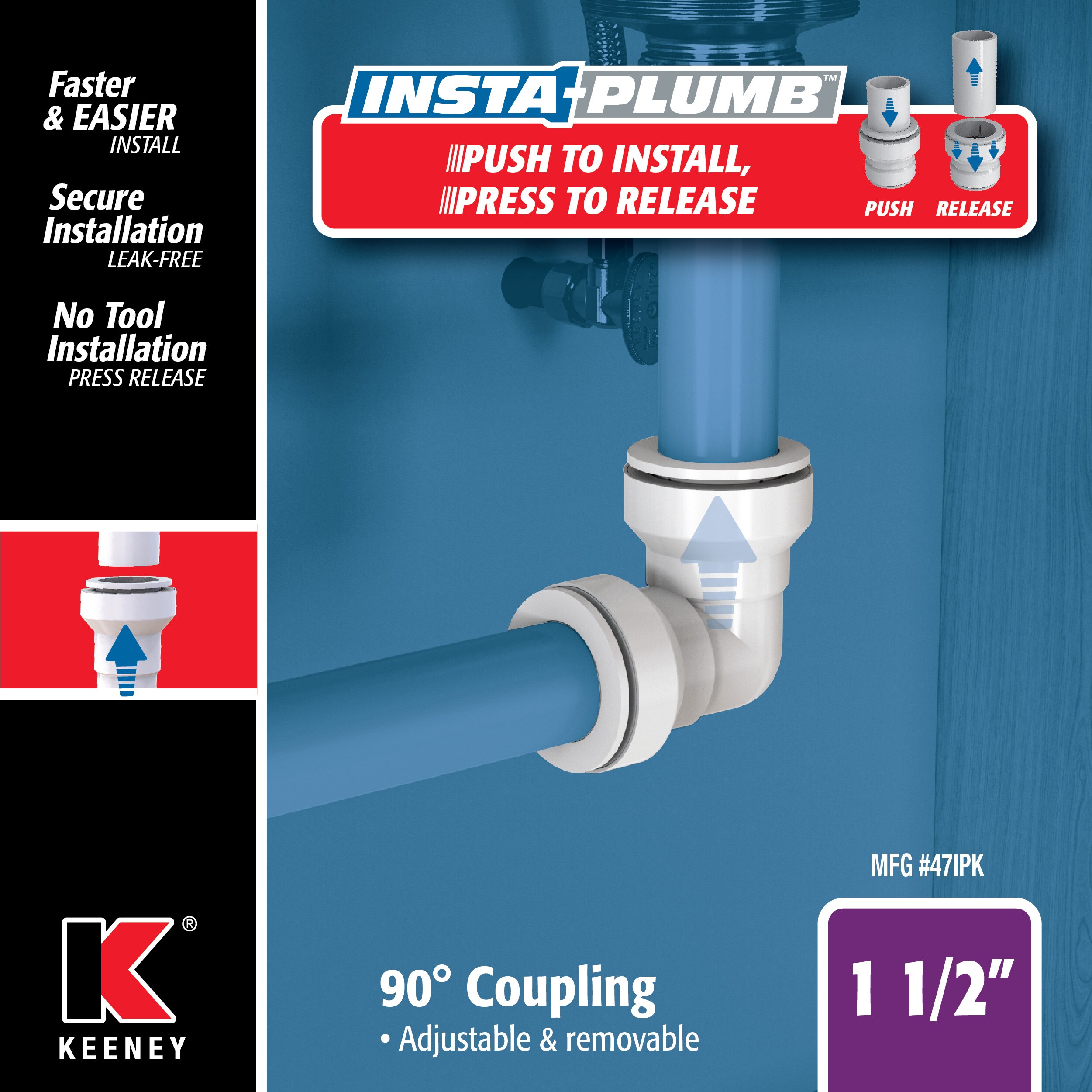 Keeney 47IPK Under-Sink-Tubular-Drainage - View #6
