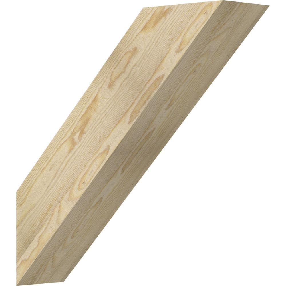Ekena Millwork BRC06X24X24TRA00RDF 6-in x 24-in x 24-in Douglas Fir Unfinished Wood Traditional rough sawn
