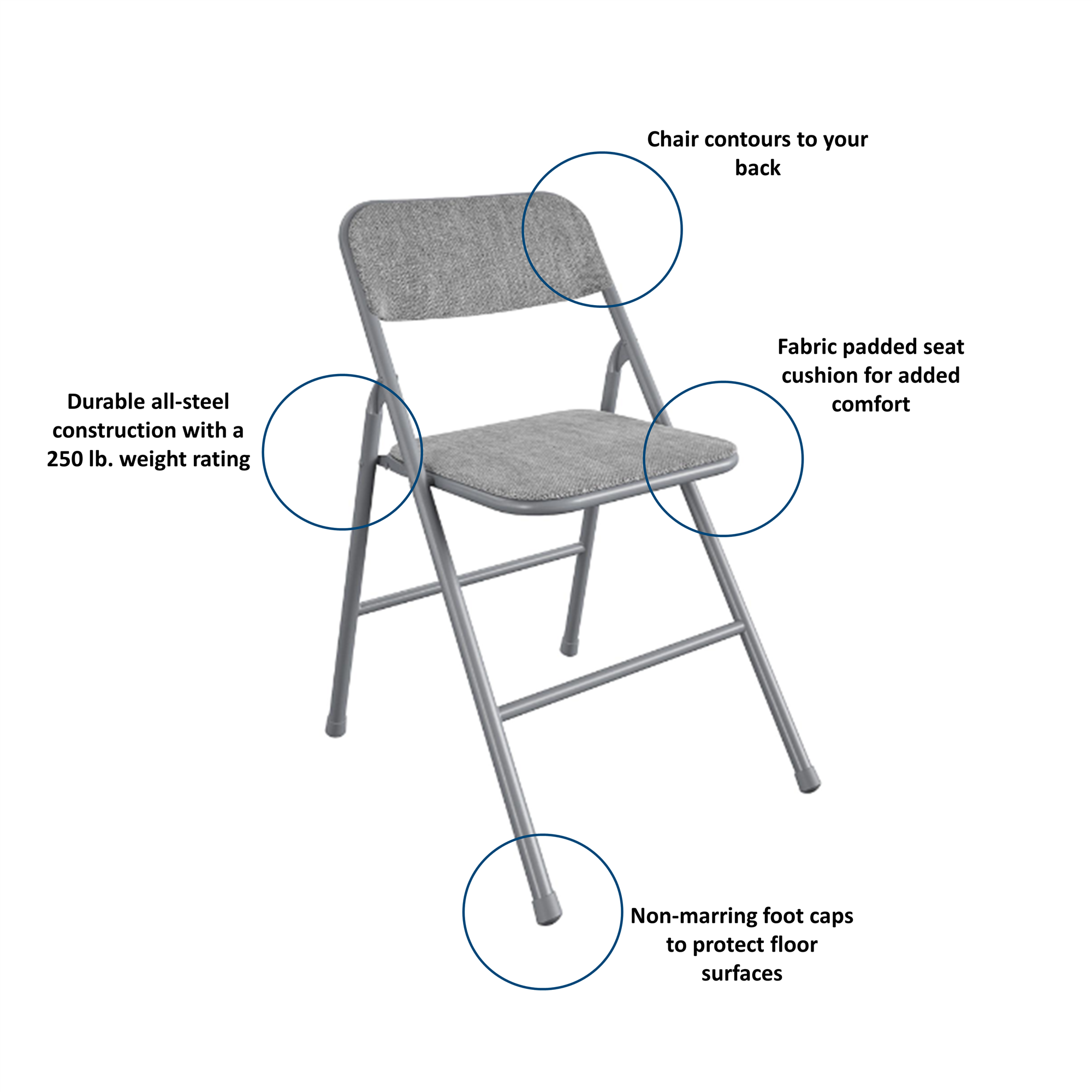 Cosco 14551GRY1E Folding-Furniture-Sets - View #3