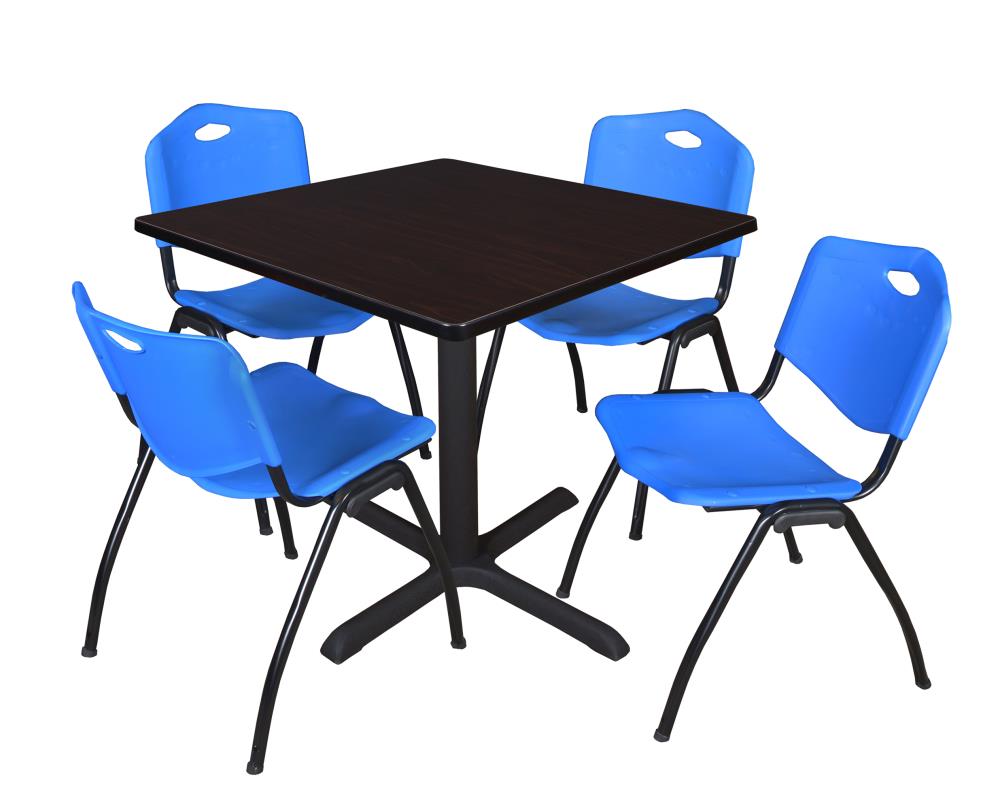 Regency TB3636MW47BE Breakroom Brown 4-Person Training Table (36-in W x 29-in H)