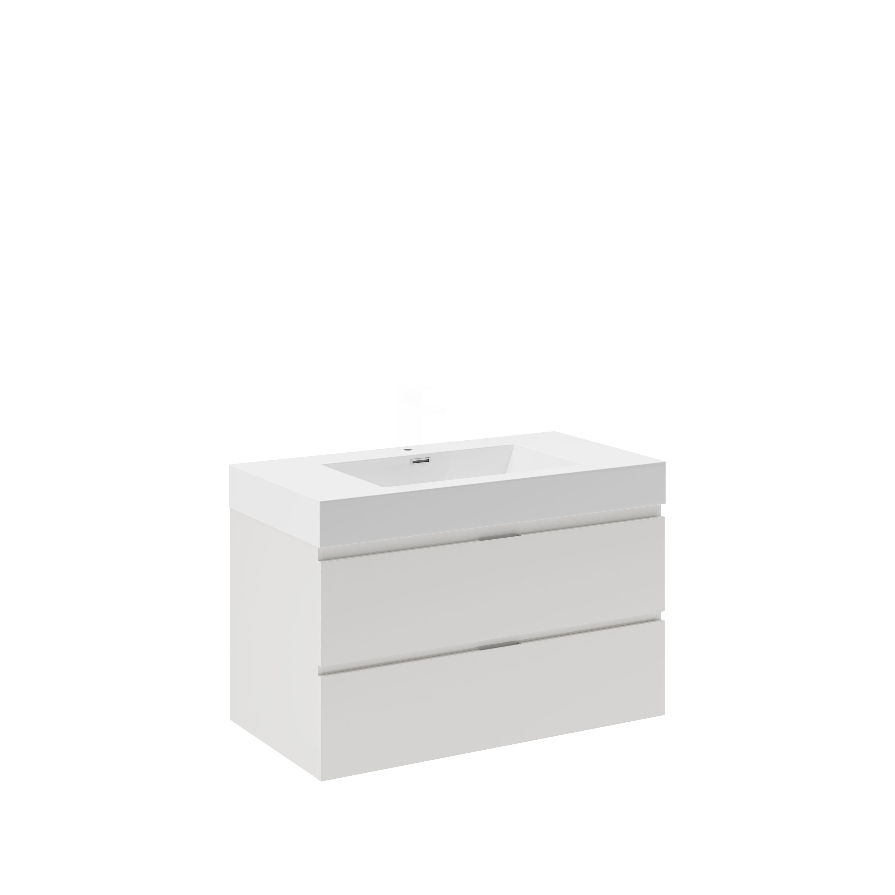 Fresca FCB8336WH-I Bath-Vanity-Combo - View #2