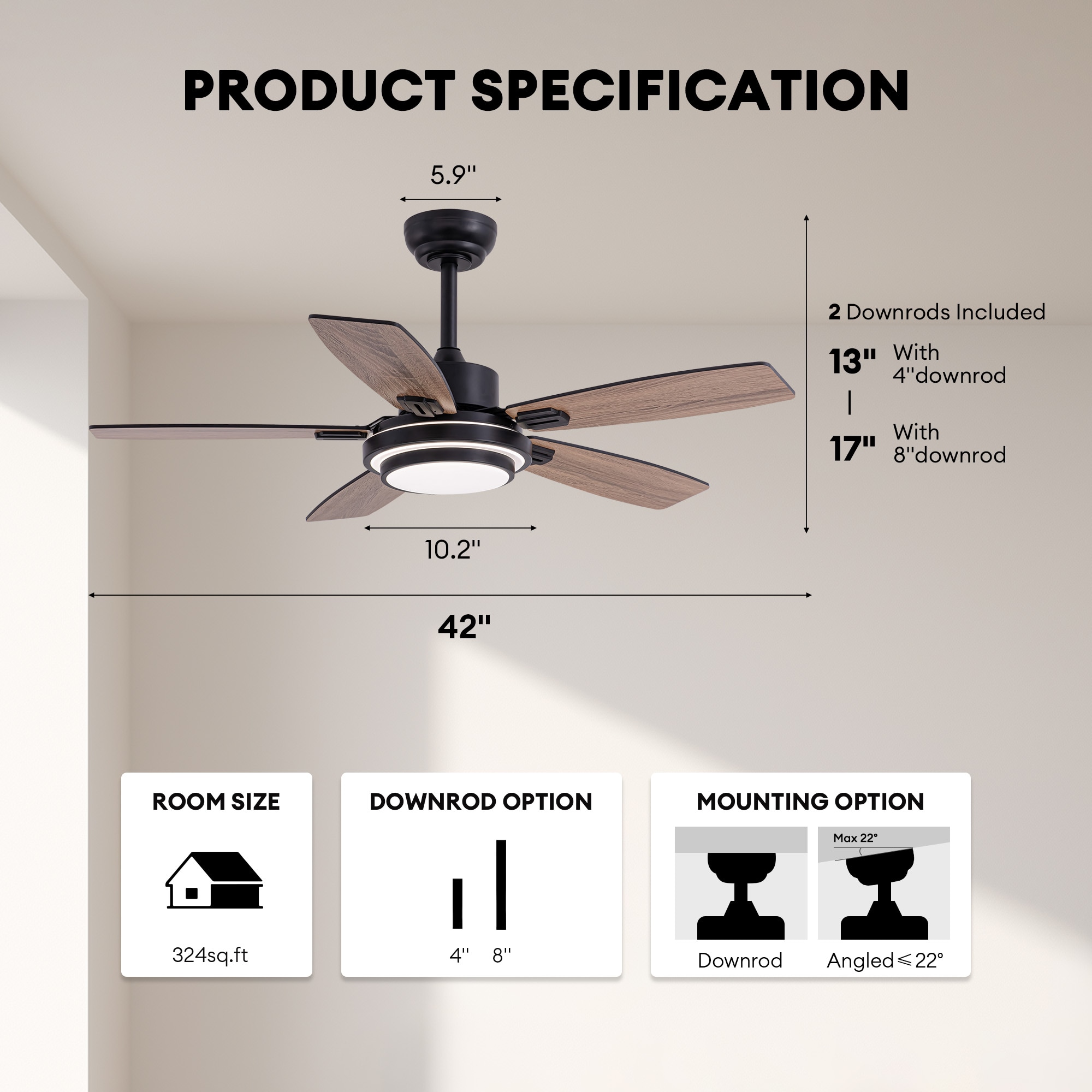 SILJOY LL-8838D-42-01 Ceiling-Fans - View #15