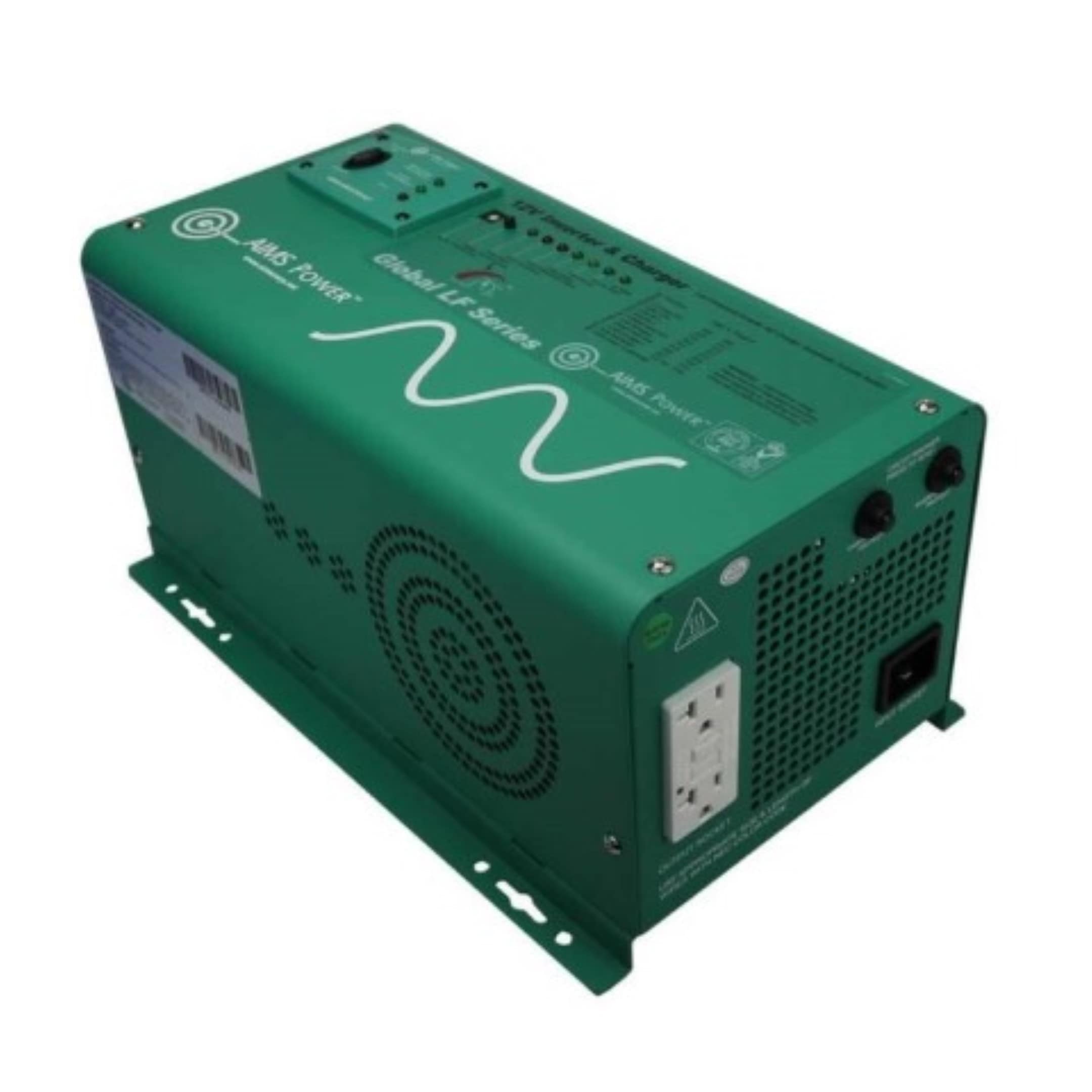 AIMS Power 1250W Power Inverter with Low Voltage Battery Cut Off and GFCI Safety Circuit PICOGLF12W12V120ALA Sansujyuku sansujyuku.com