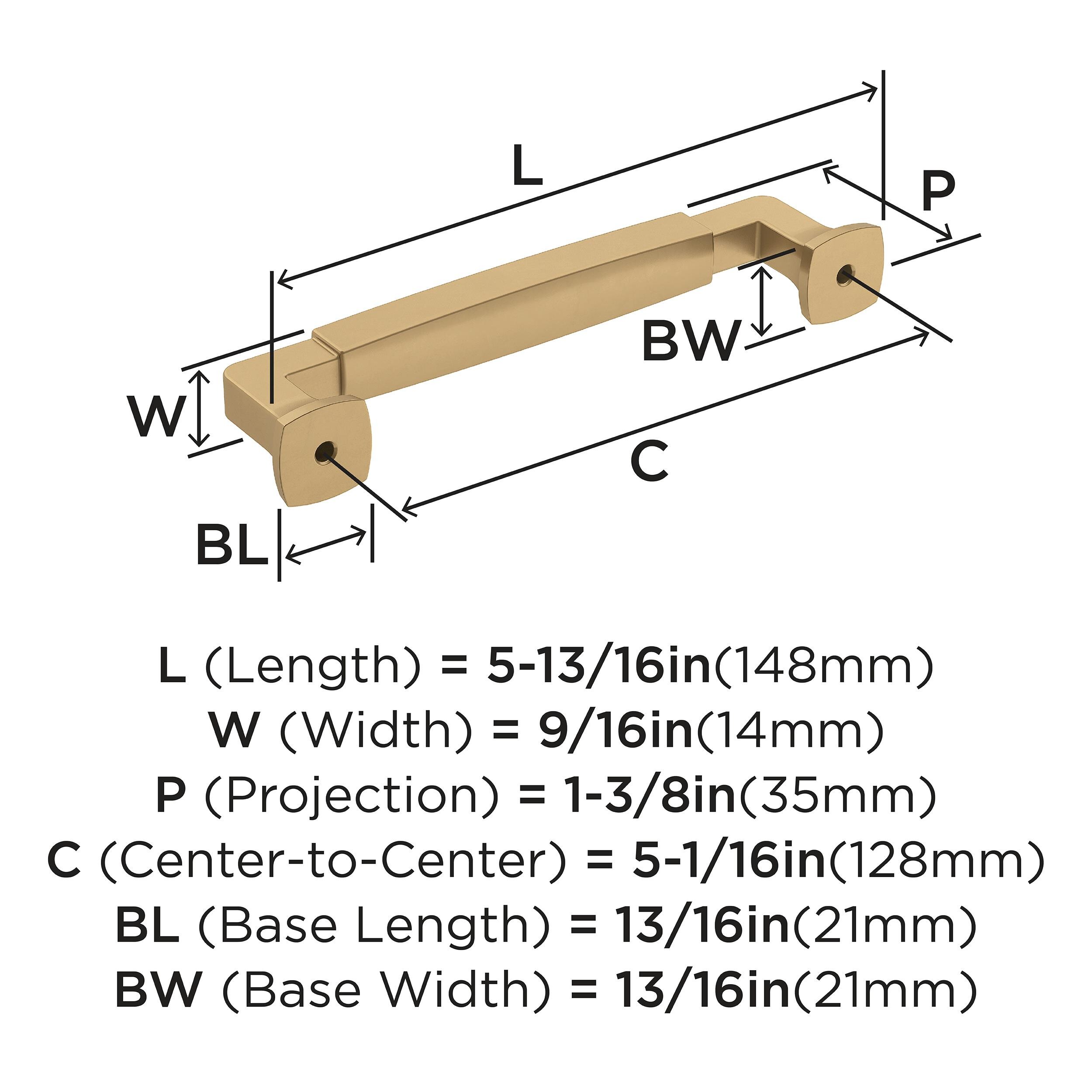 Amerock BP36888CZ Cabinet-Pulls - View #3