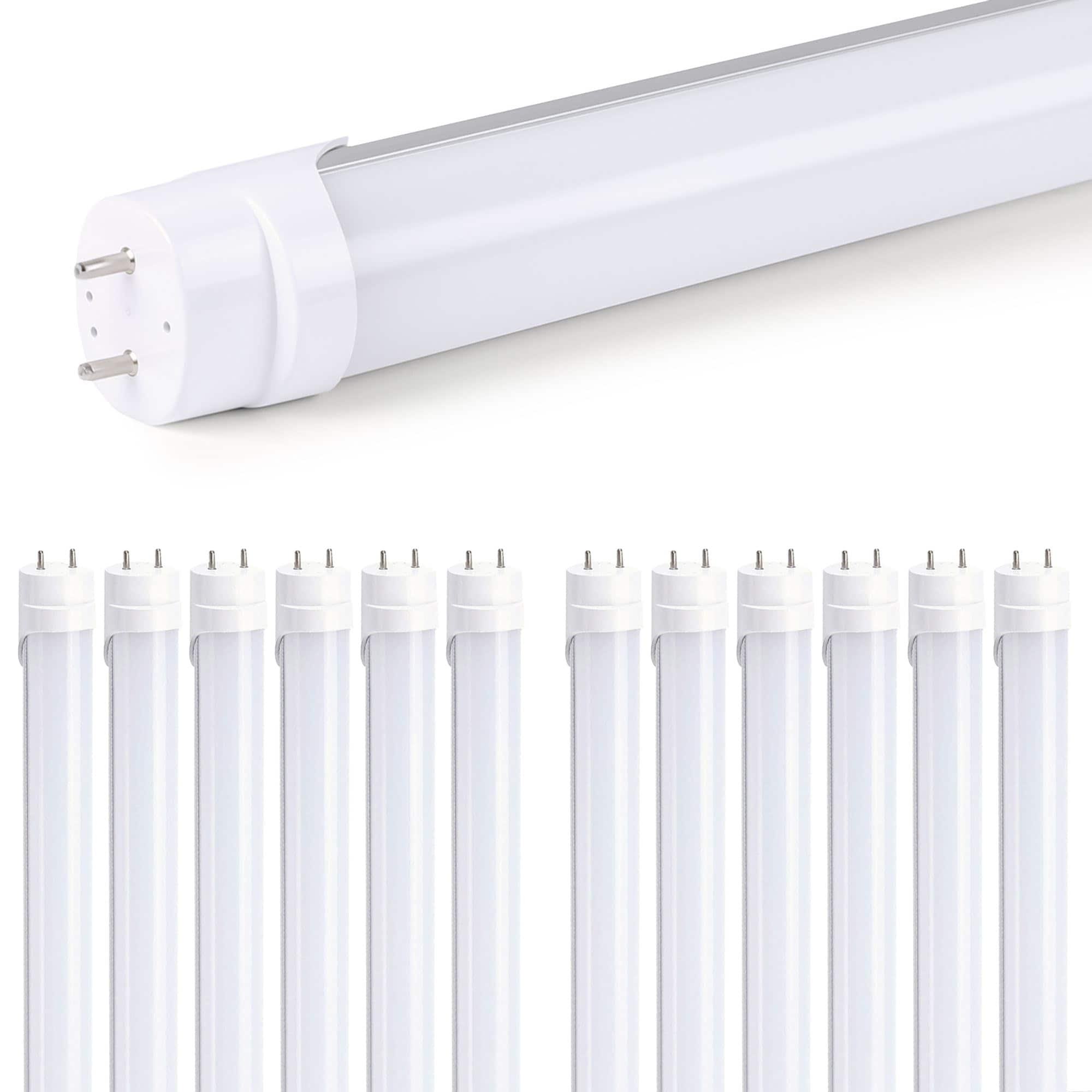 LTMATE LST818W65K12PCS JAZAVA 18 -Watt EQ T8 Daylight G13 Smart LED Tube Light Bulb