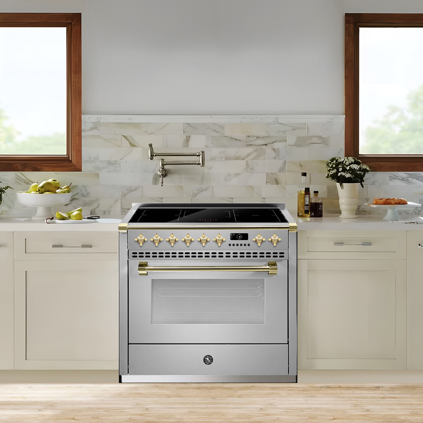 Hallman HSRI36BSSS Freestanding-Electric-Ranges - View #2
