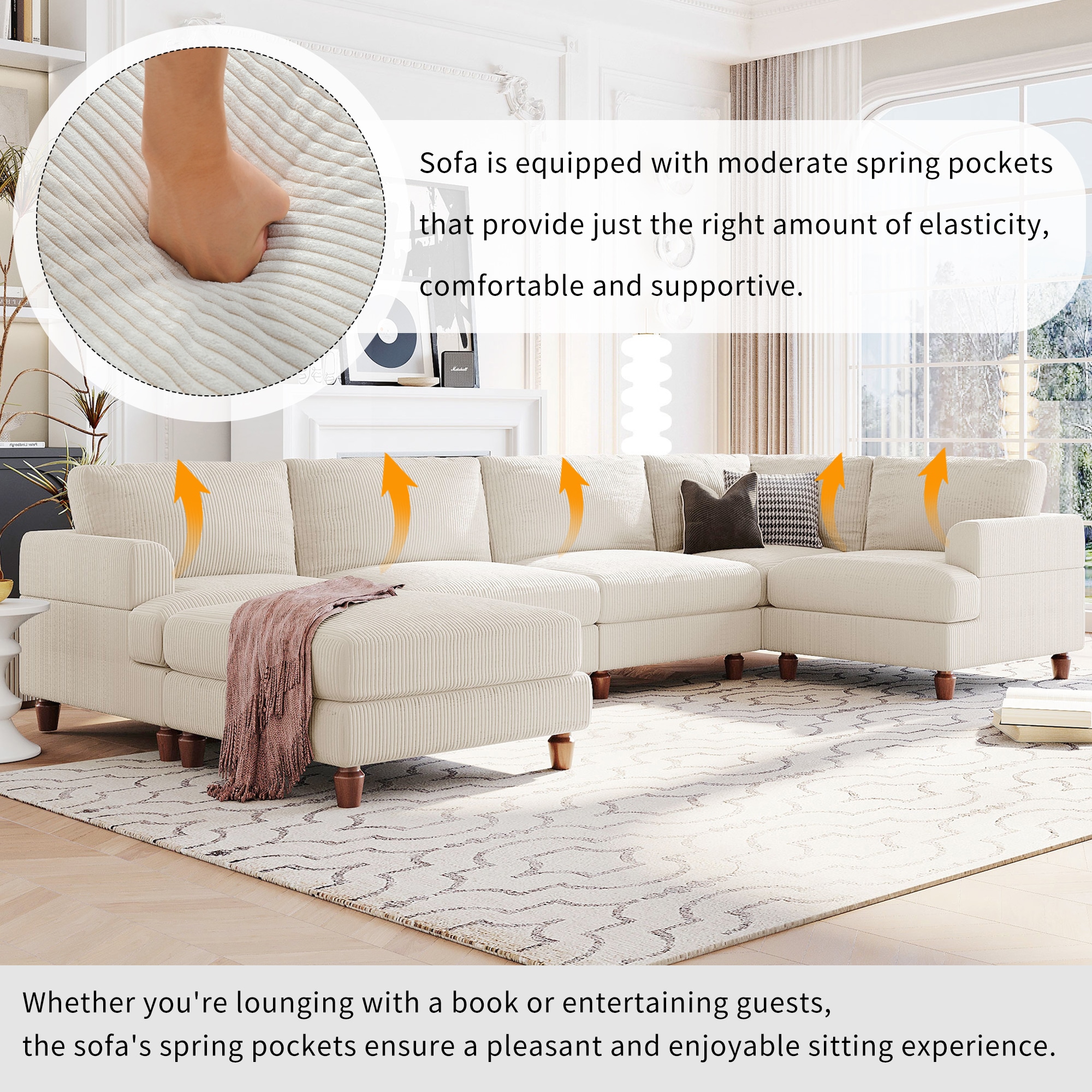 JIMSMAISON JMUSSO80BEG Sofas-Loveseats - View #2