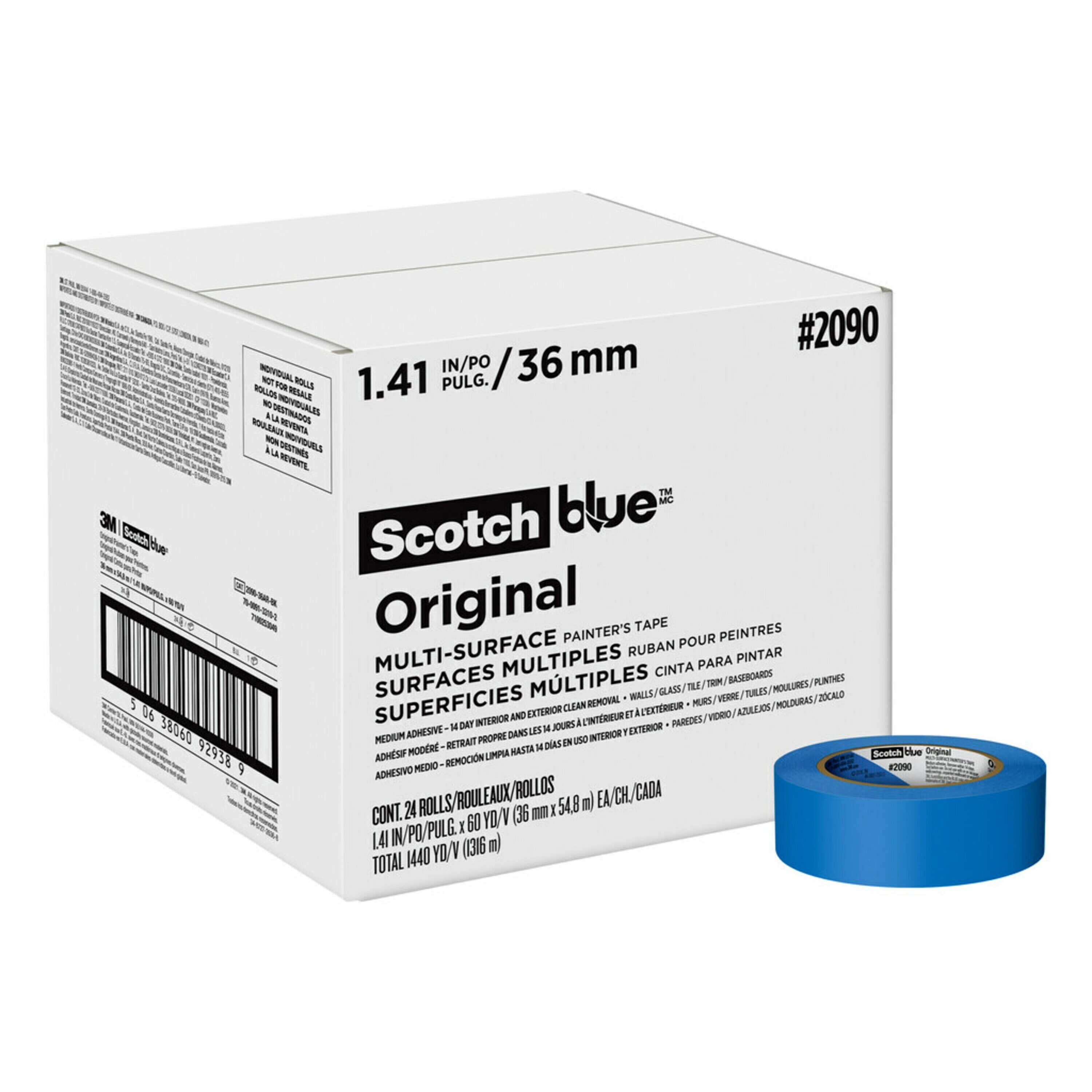 ScotchBlue 4-Pack 1.41-in x 60-yd Painters Tape | 2090-36NC4-P