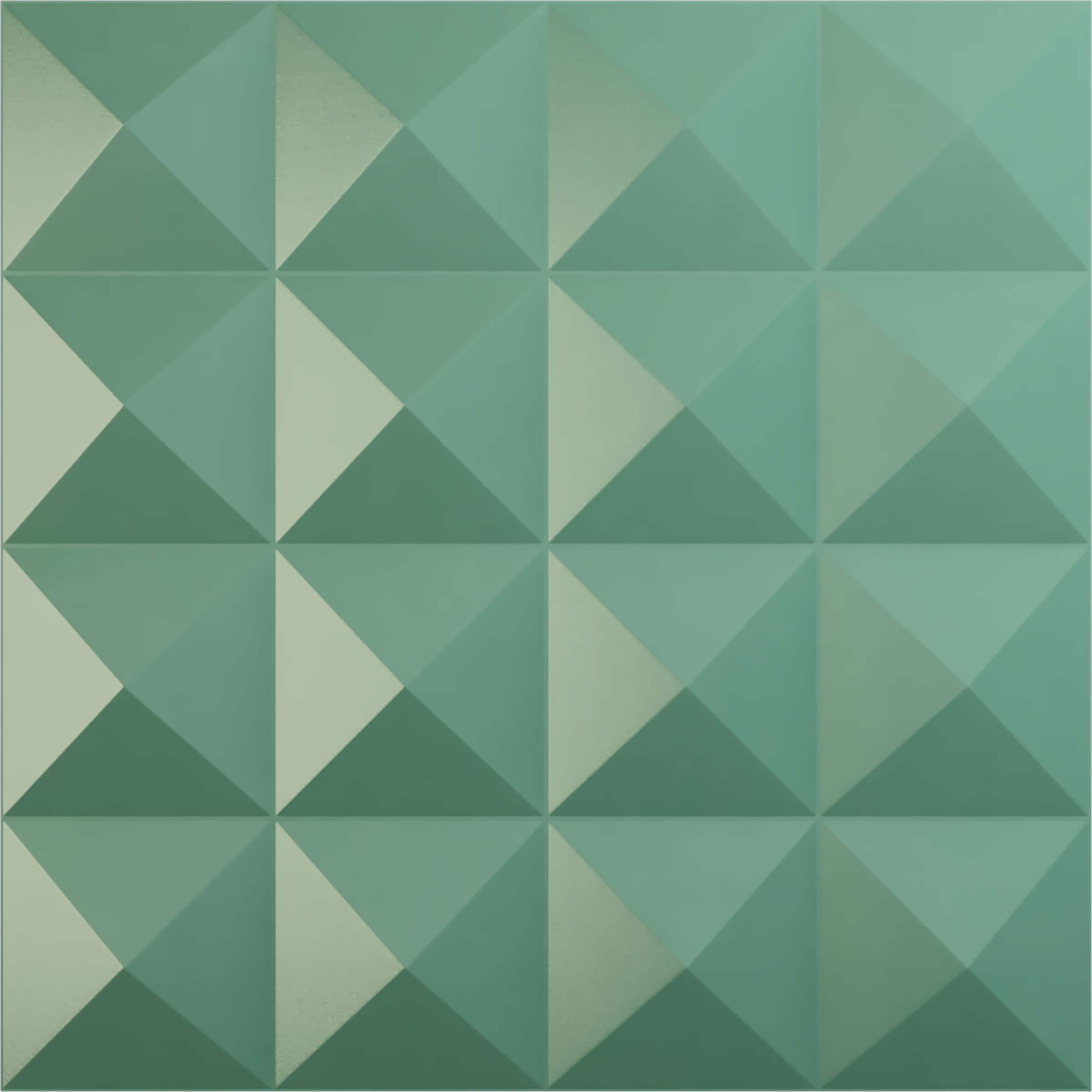 Ekena Millwork WP20X20CNFSM-CASE-12 19-5/8-in x 19-5/8-in Embossed Paintable/Stainable Green PVC Wall Panel ( 12 -Pack, Covers 32.04 )