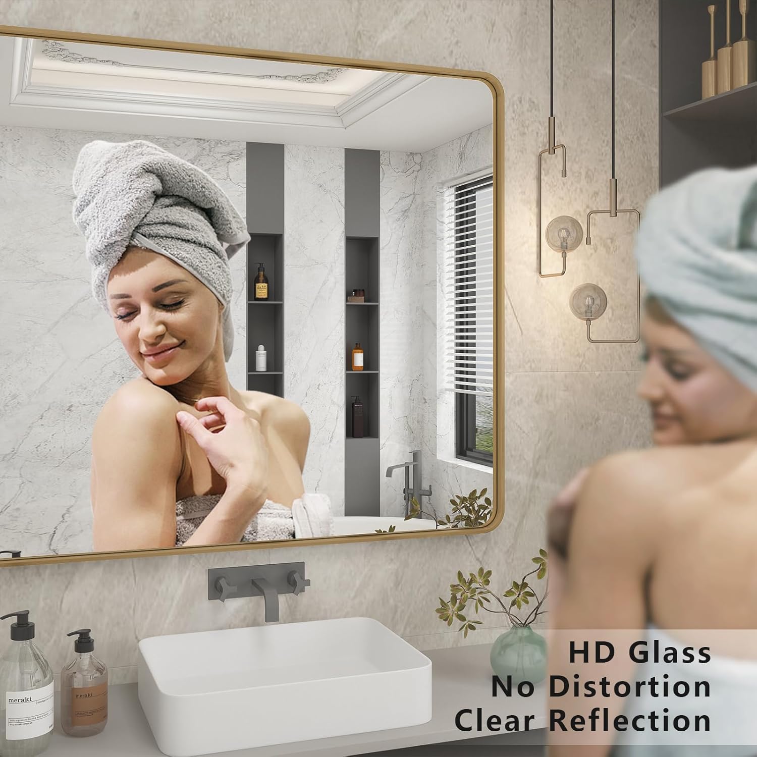 LOAAO G120100 Framed-Bath-Mirrors - View #4