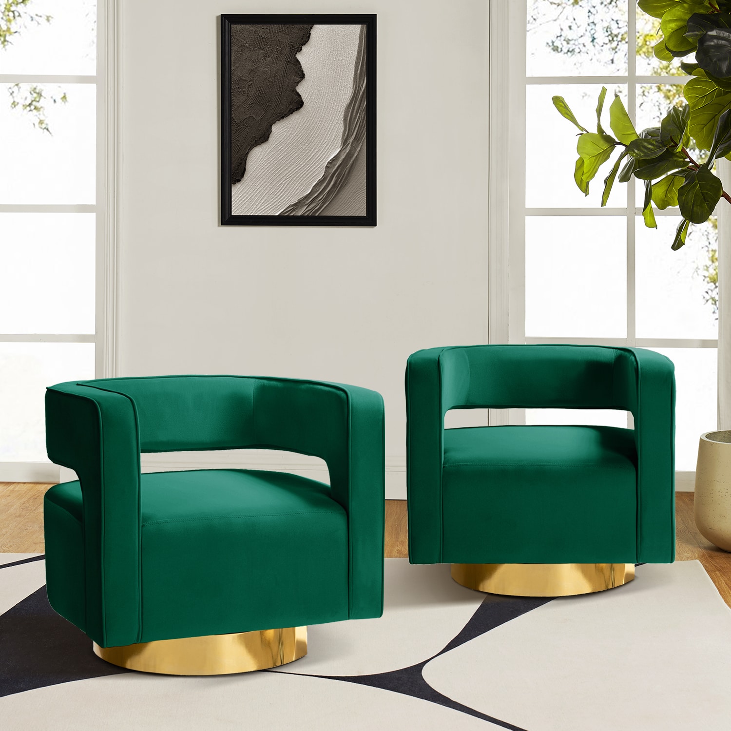 14 Karat Home CHM0141-GREEN chairs - View #5