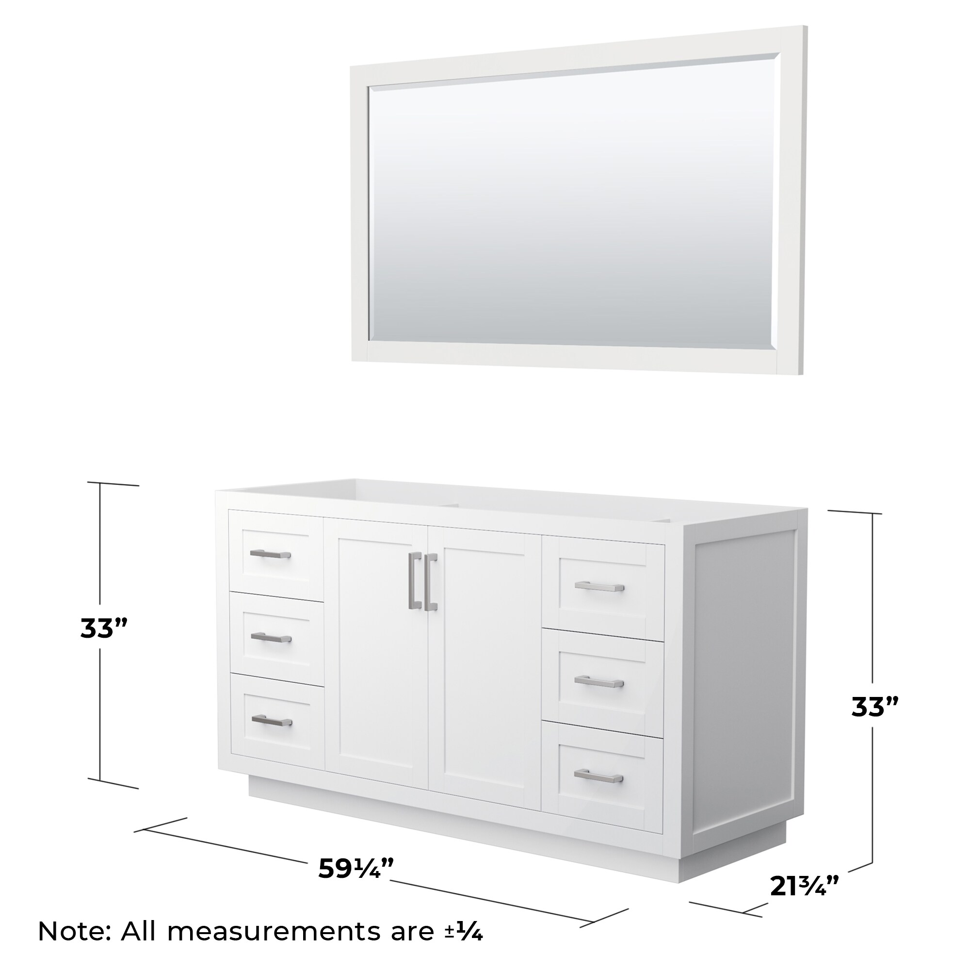 Wyndham Collection WCF292960SWHCXSXXM58 vanities - View #4