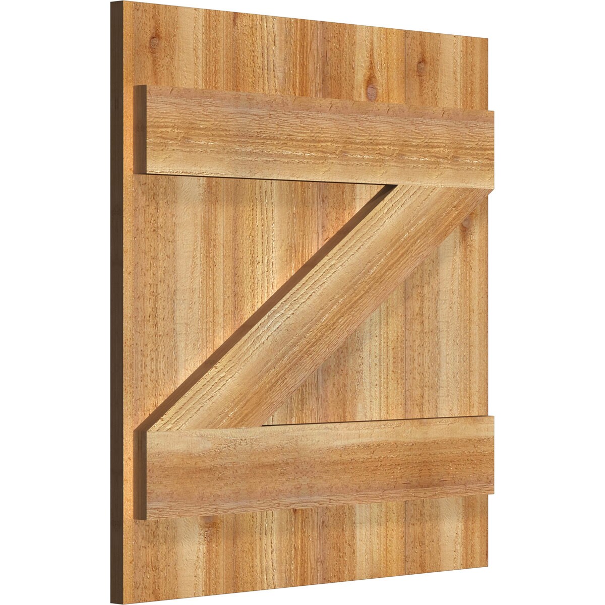 Ekena Millwork RBJ06Z21X023RWR Exterior-Shutters - View #2