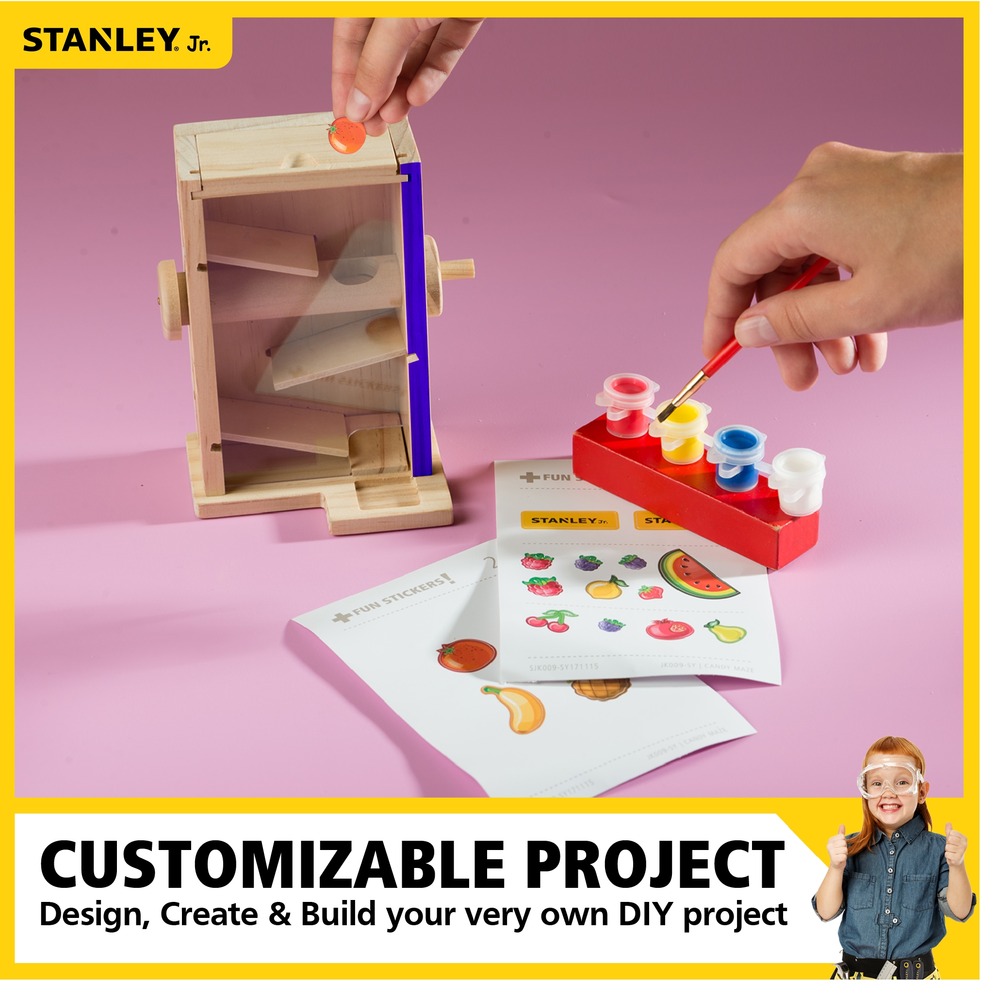 Stanley Jr. OLJK009-SY Kids-Woodworking-Project-Kits - View #6