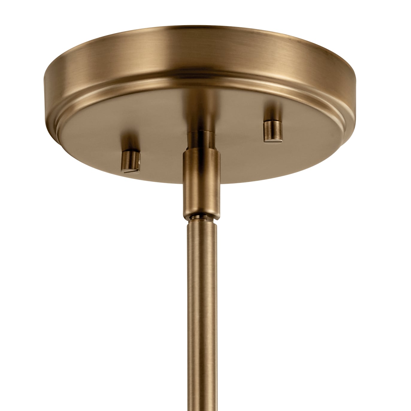 Aivian 5" Mini Pendant Light in Weathered Brass with Clear Glass