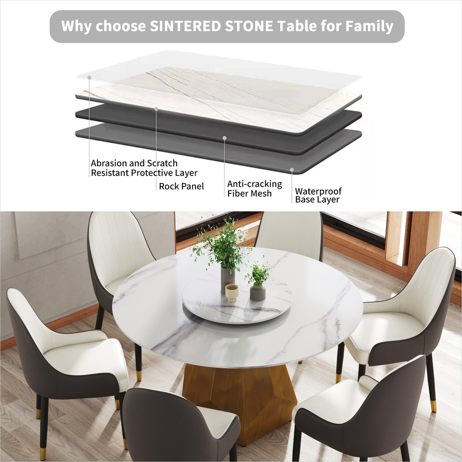Watnature 00XMU1HE0AF4 Dining-Tables - View #4