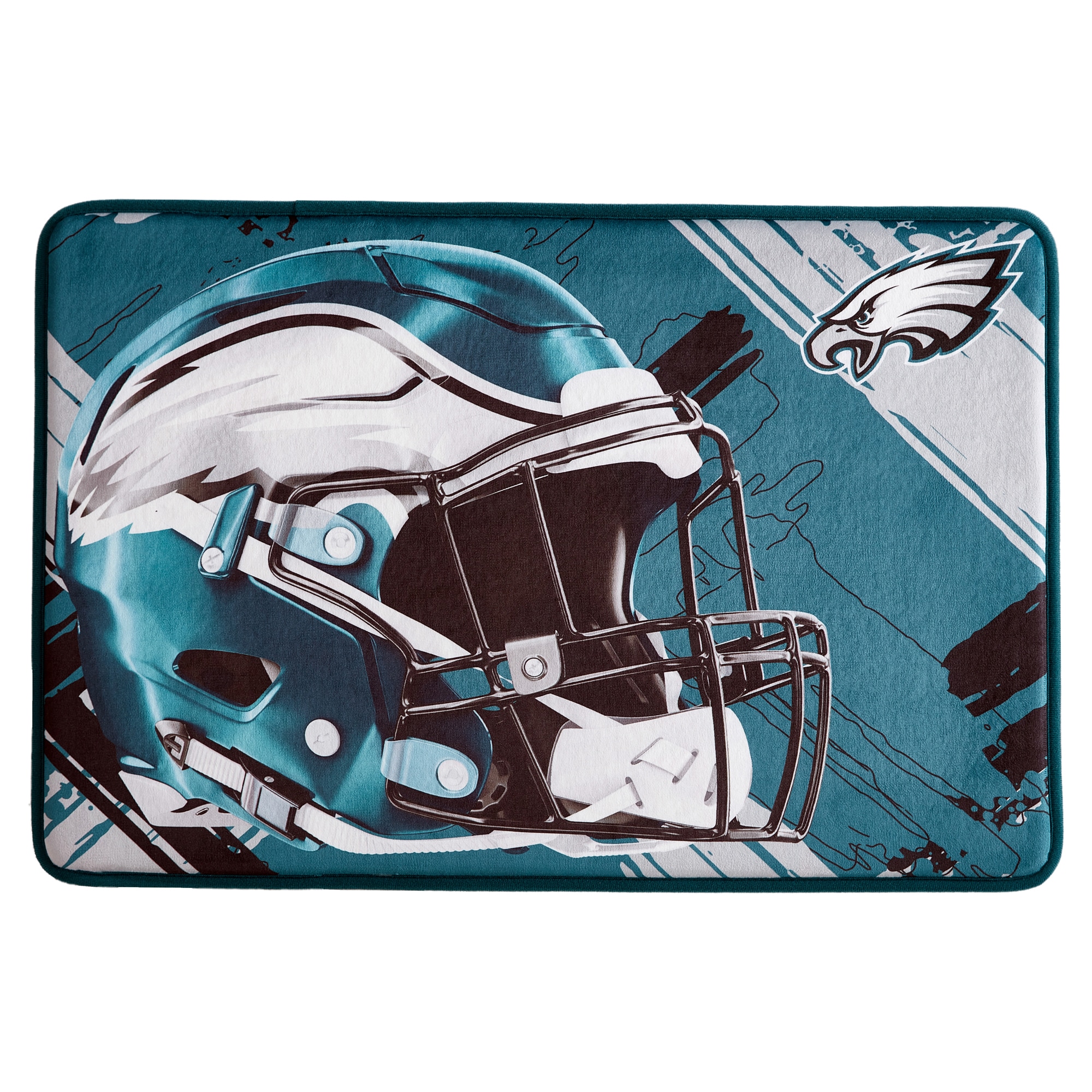 Philadelphia Eagles NFL Team Helmet Rug, Home Decor Rectangle Area