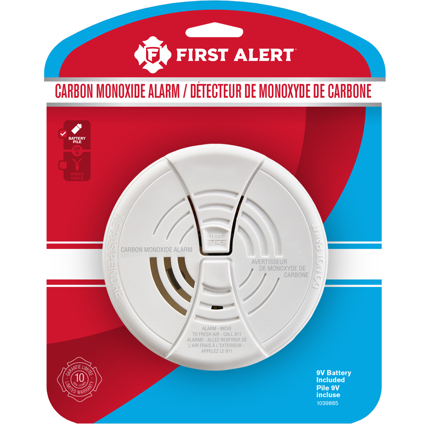 First Alert Battery-operated Carbon Monoxide Detector #1039885