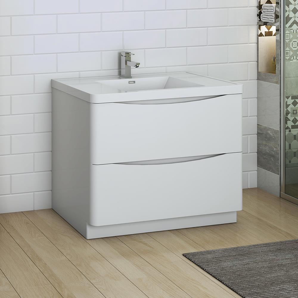 Fresca FCB9140WH-I Bath-Vanity-Combo - View #3