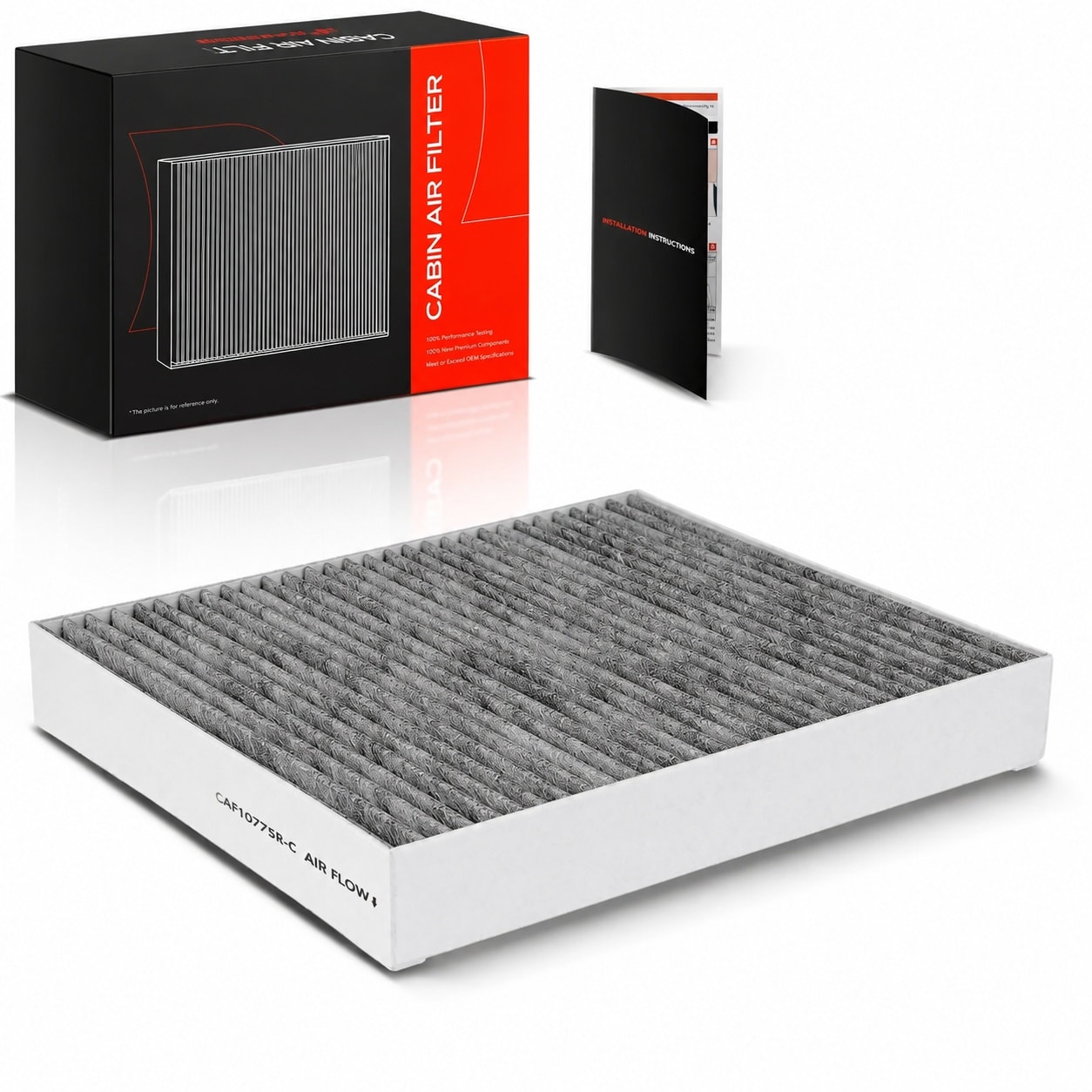 LILILIAN FMY  Cabin Air Filter with Activated Carbon Compatible with Buick Cadillac Chevy Saab Malibu Cruze Sonic Trax Volt Spark Orlando LaCrosse