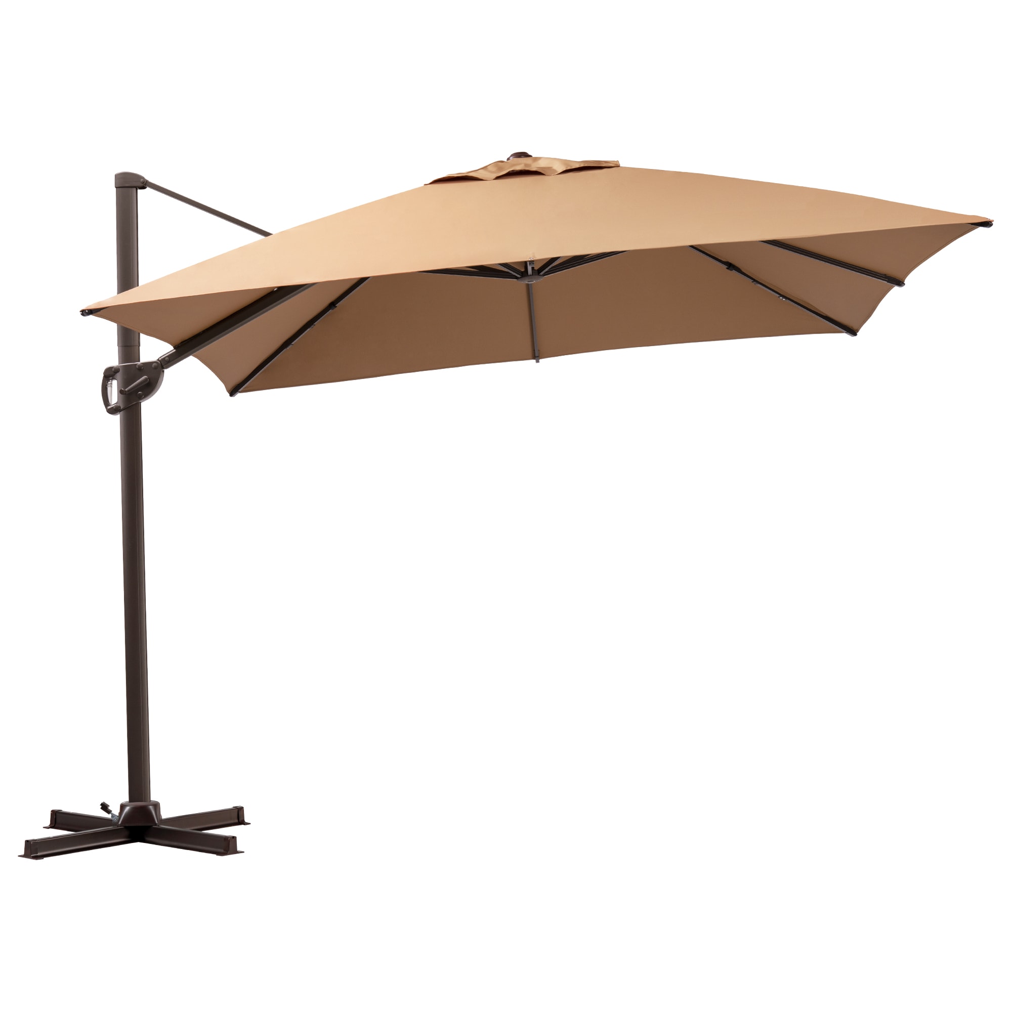 Pellebant 10-ft Steel Cantilever Patio Umbrella in the Patio Umbrellas ...