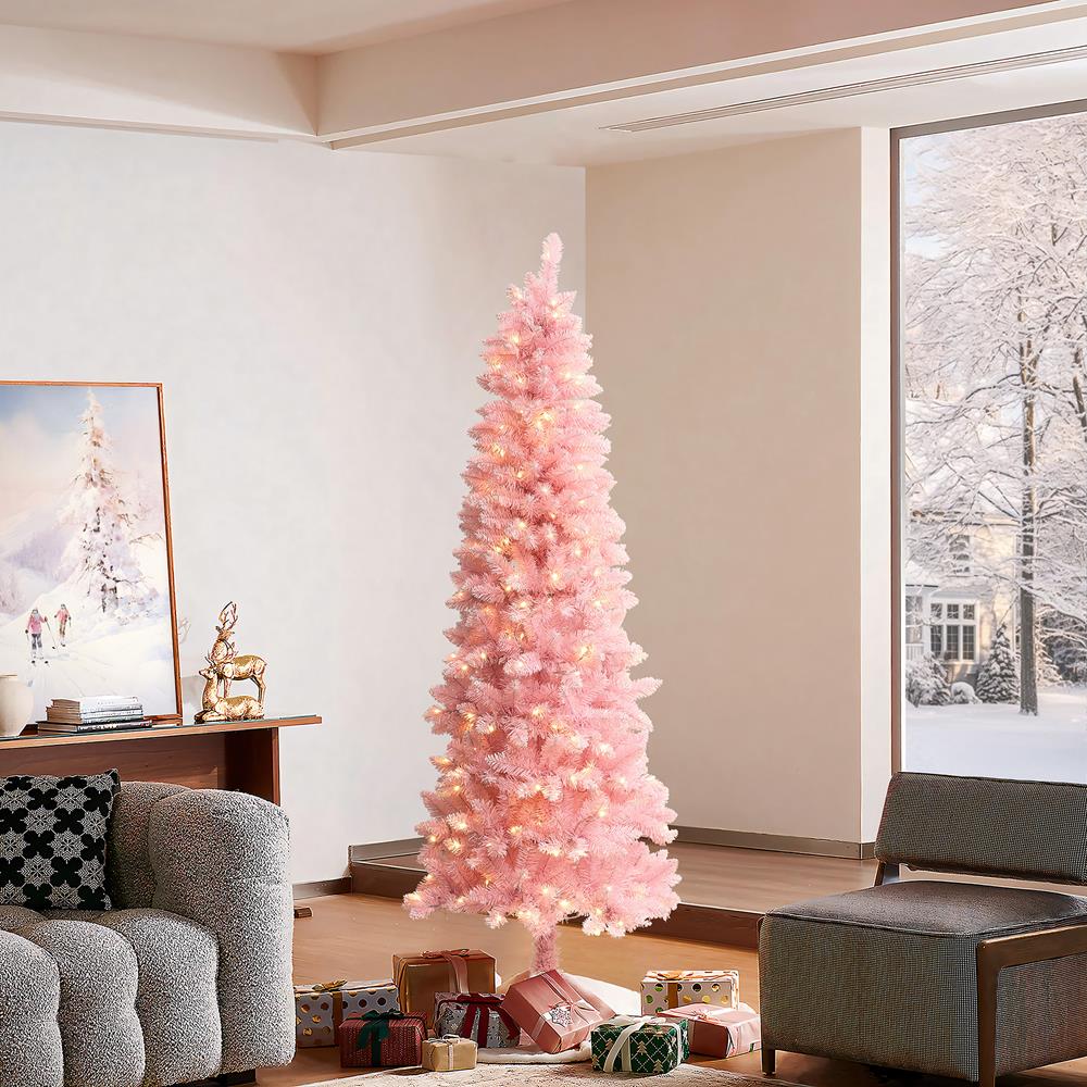 LuxenHome WHAP2524 Artificial-Christmas-Trees - View #5