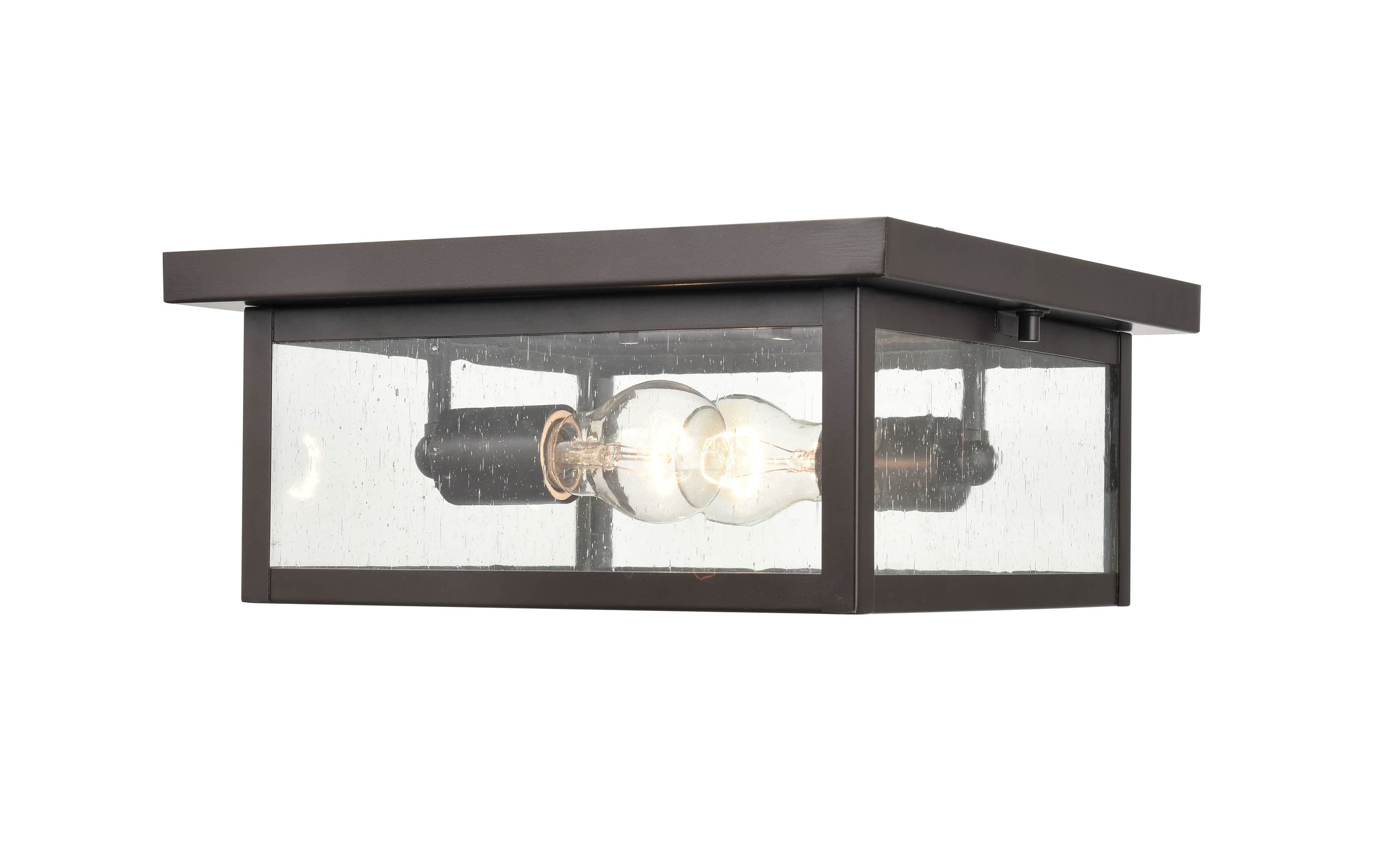 Millennium Lighting 4122-PBZ Evanton 1 -Light 12-in Bronze Indoor/Outdoor