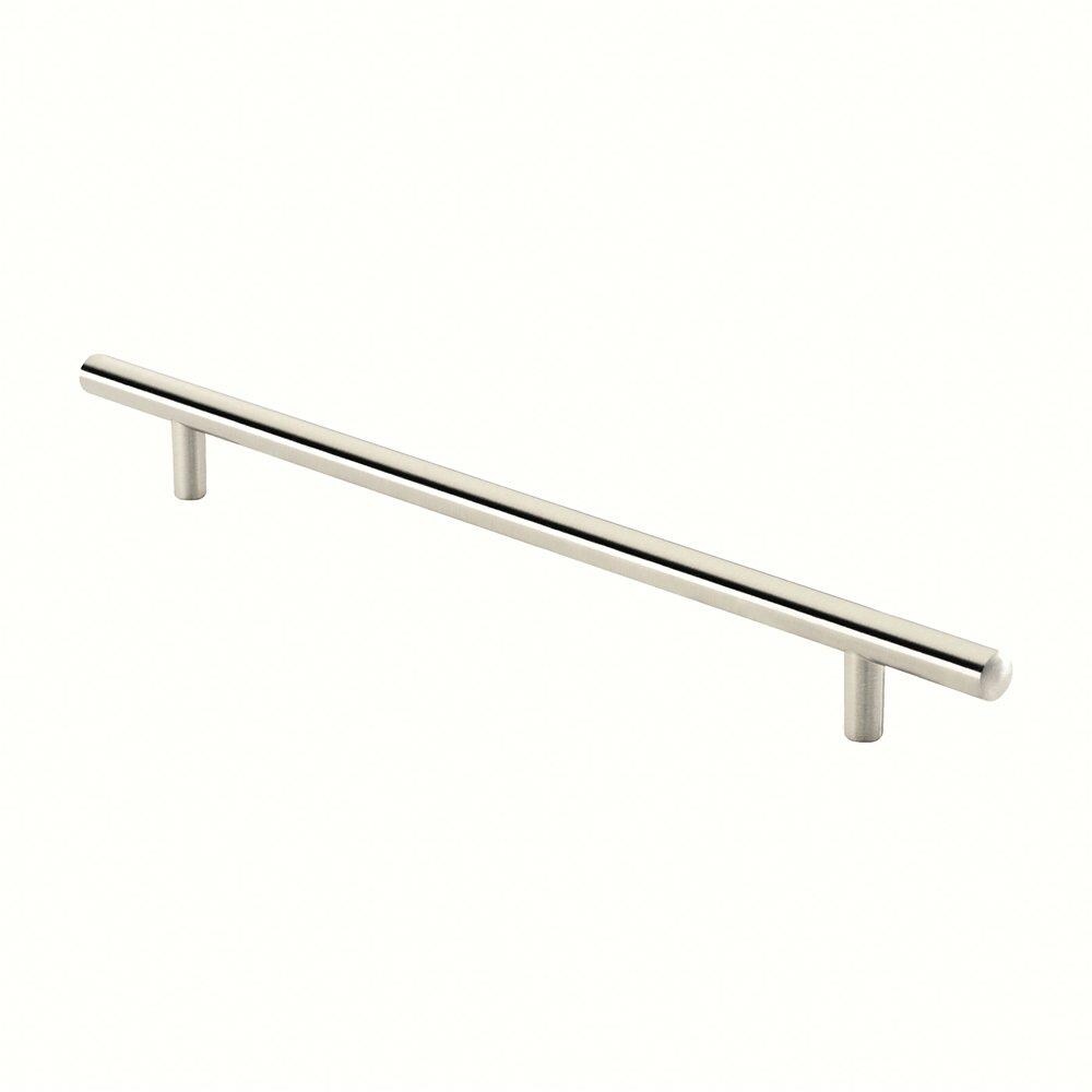 Siro Designs 45-104 European Railing 9-3/4-in Center to Center Fine-brushed Nickel Rectangular Bar Drawer Pulls