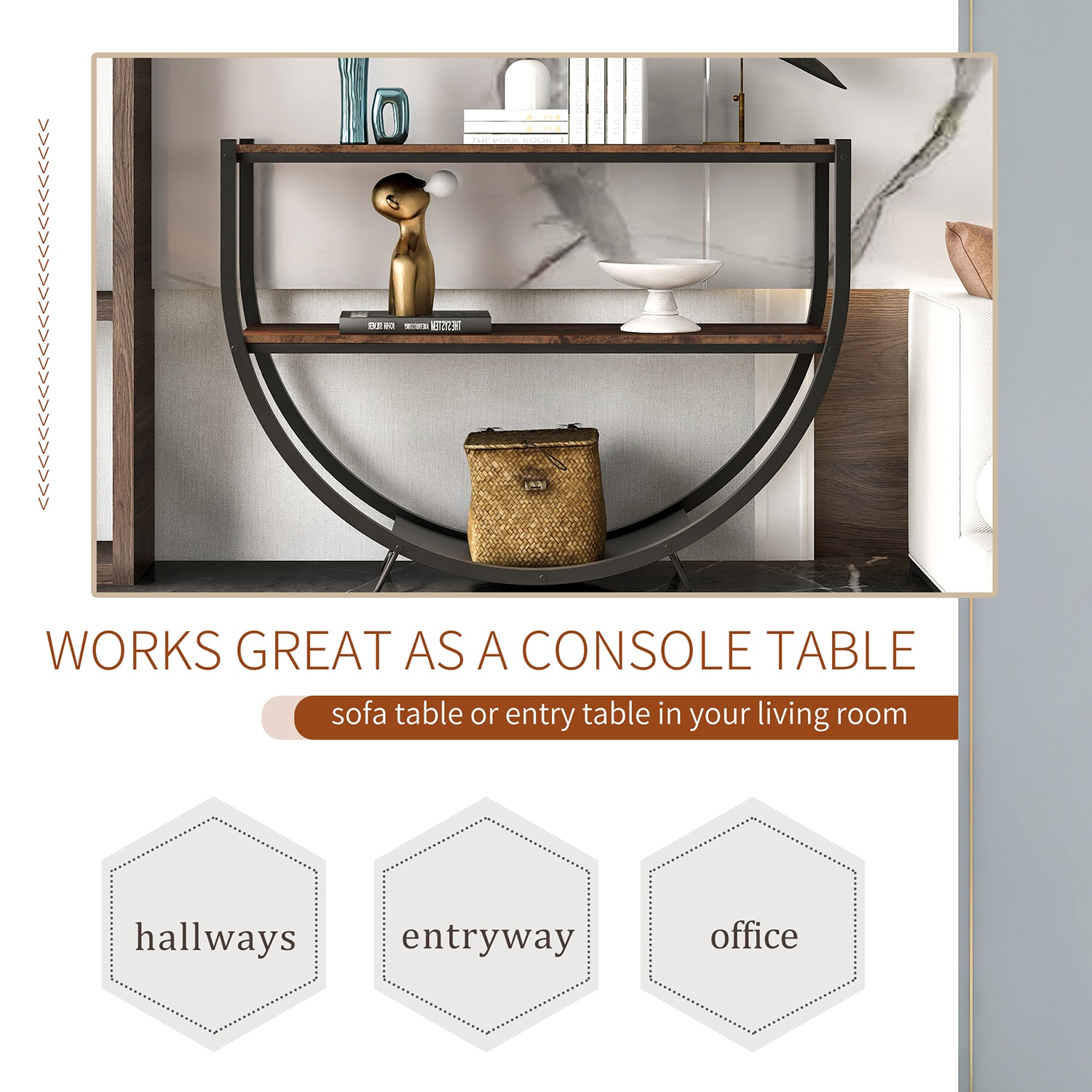 Mondawe OR-W8973B-TR Console-Sofa-Tables - View #8