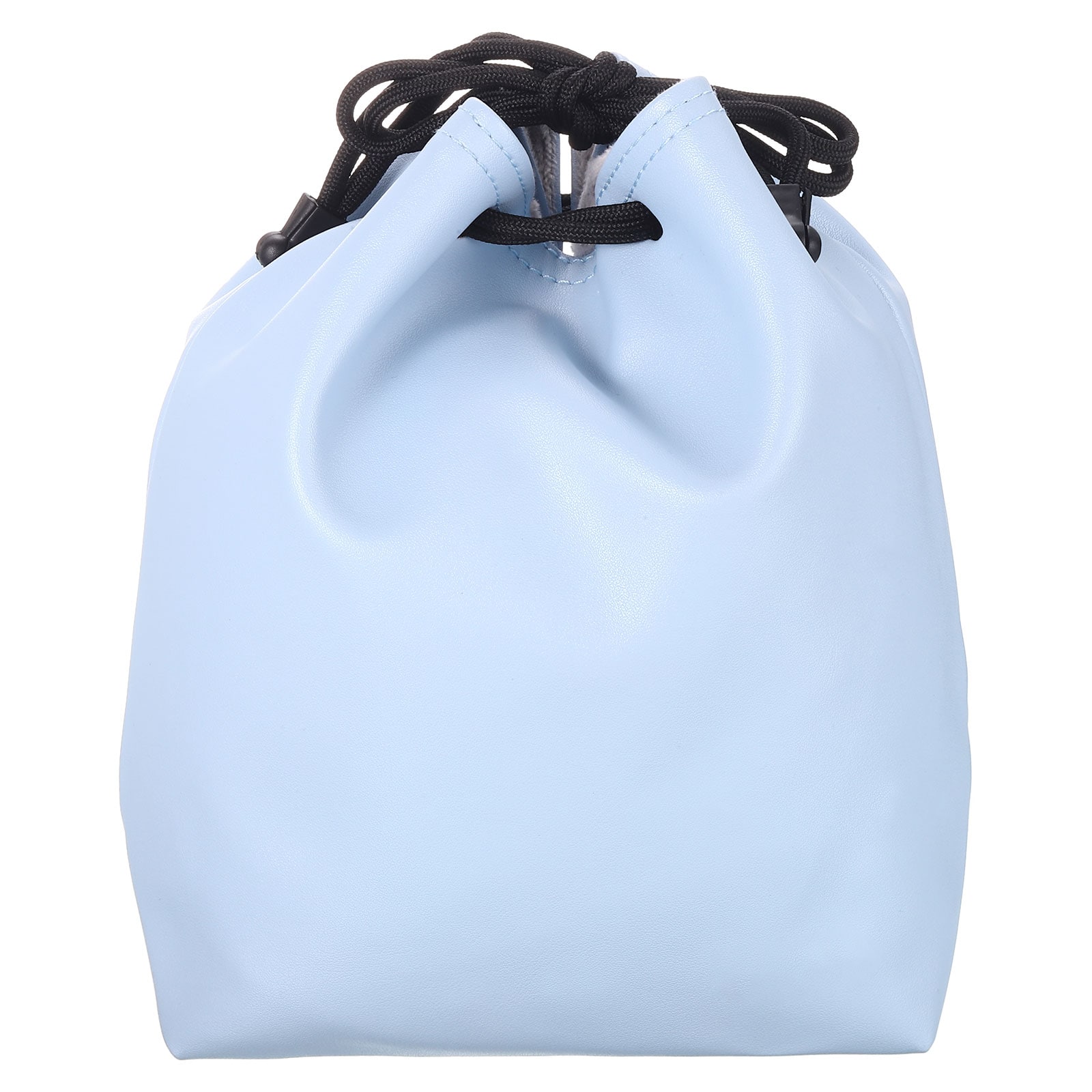 PATIKIL Soft Drawstring Lens Case Lens Pouch Bag with Cotton Pad 5.91 x 3.94 Inch Thick Fleece Cloth Camera Lens Bag for SLR Lens Water Cups Blue #S25122200UX8440