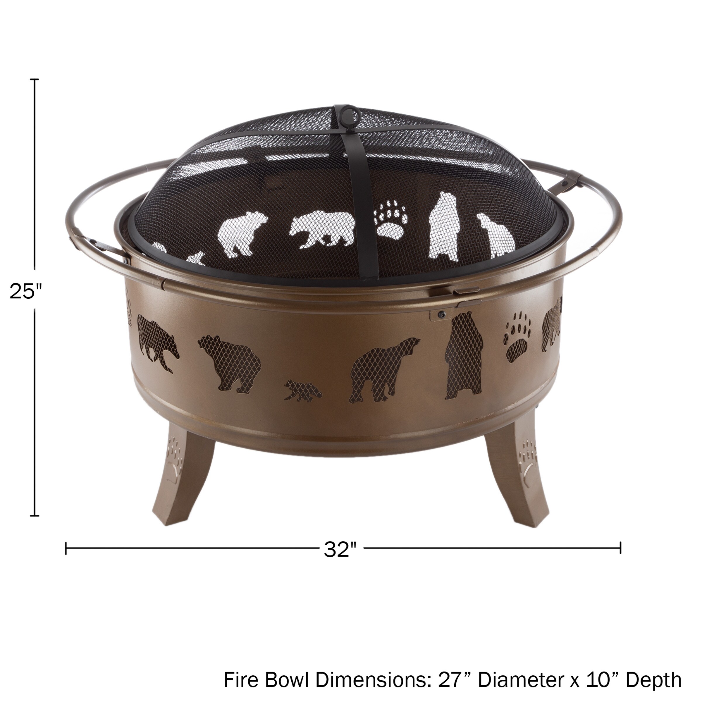 Nature Spring 184552FMJ Outdoor-Woodburning-Firepits - View #4