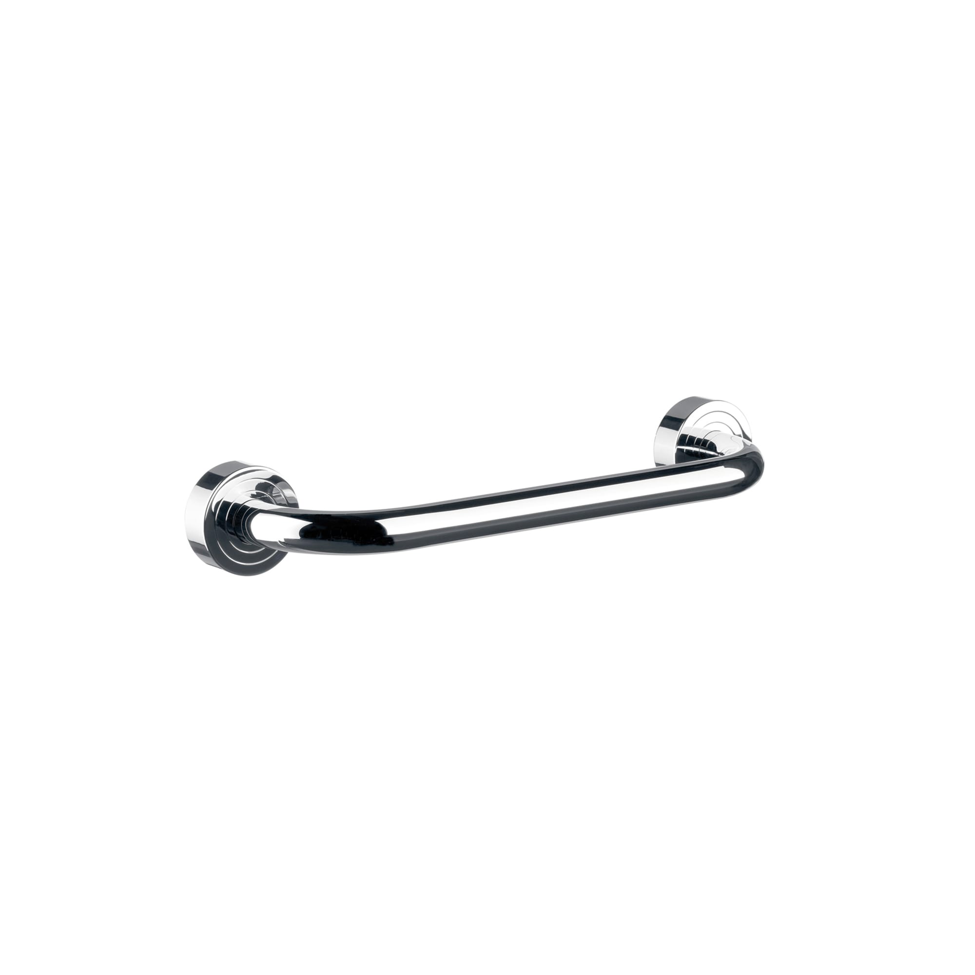 WS Bath Collections POLO 0770.001.30 Polo 11.8-in Polished Chrome Wall mount Grab Bar ( 300-lb Weight Capacity )