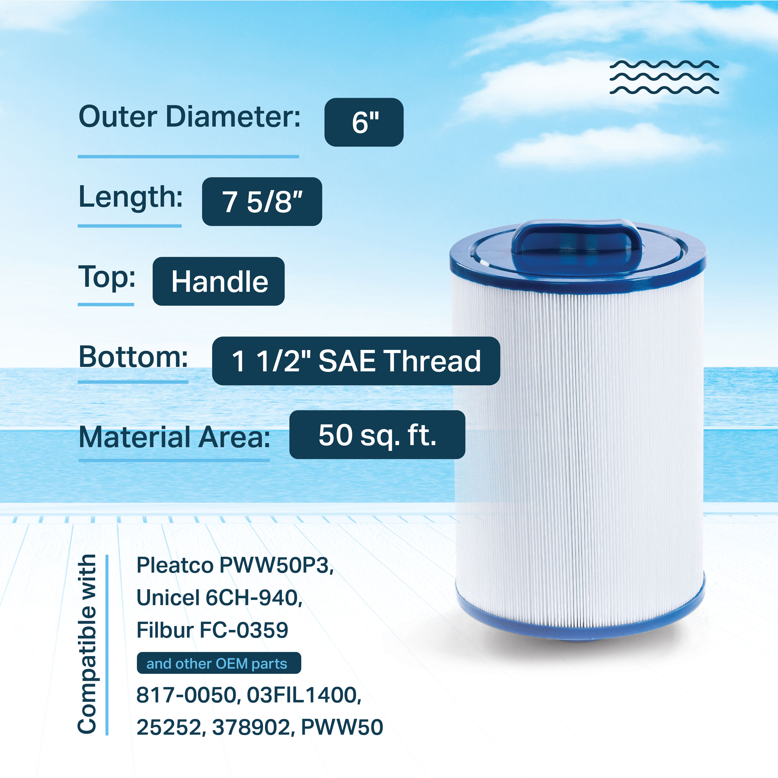 Mist MRPF205 Pool-Filter-Skim-Sys-Parts - View #2