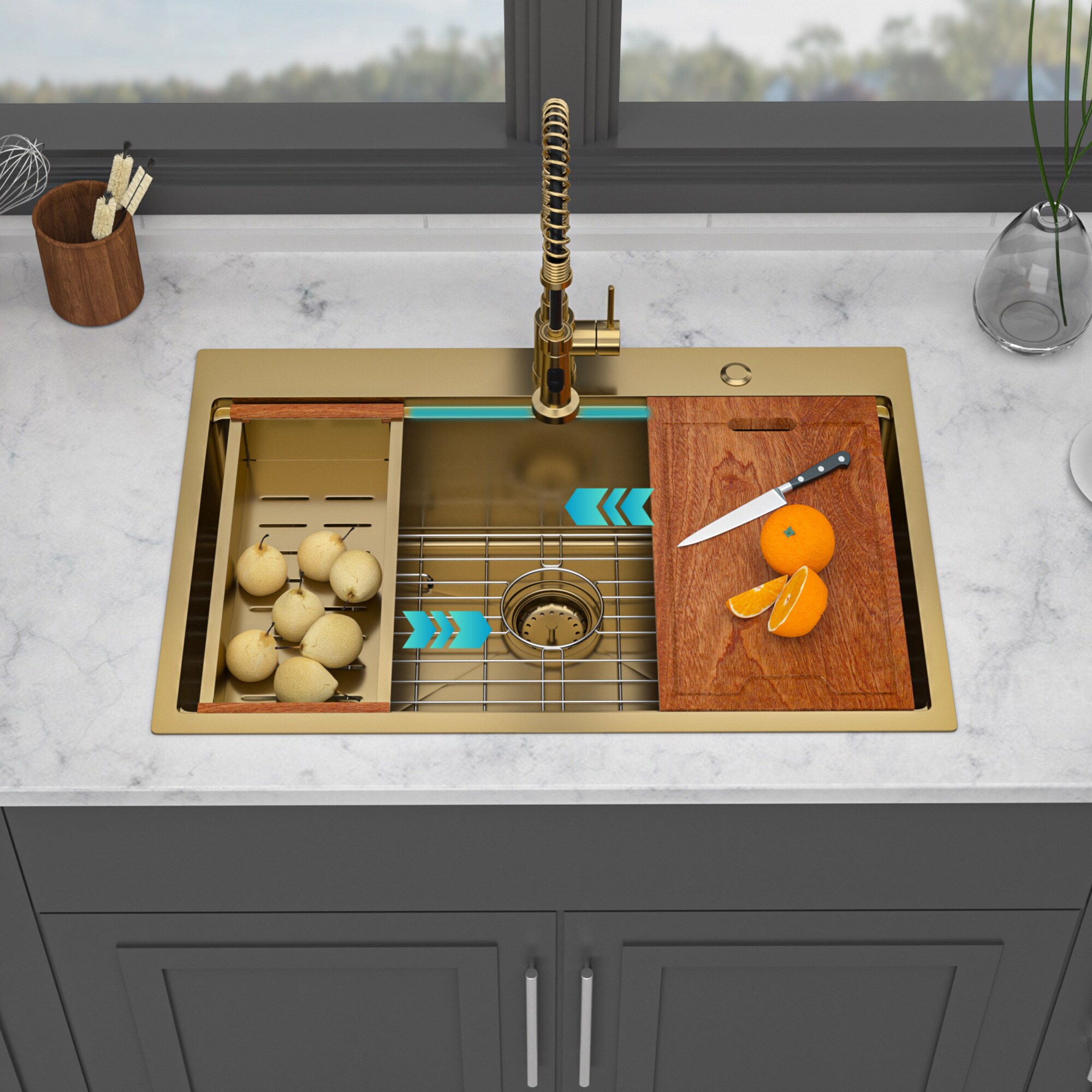 Rainlex RX-SS57-3622G Kitchen-Sinks - View #2