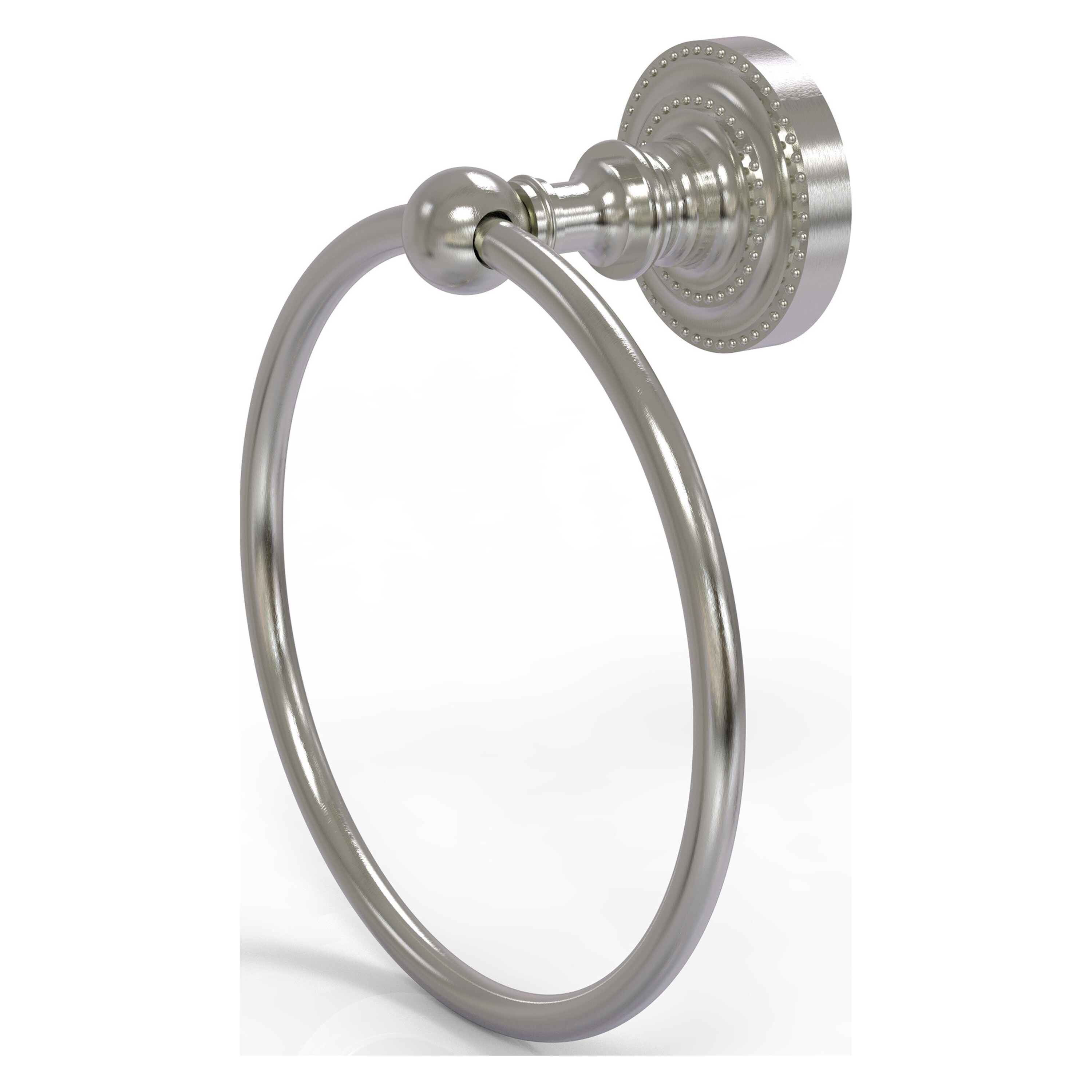 Allied Brass DT-16-SN Dottingham Satin nickel Wall mount Single Towel Ring