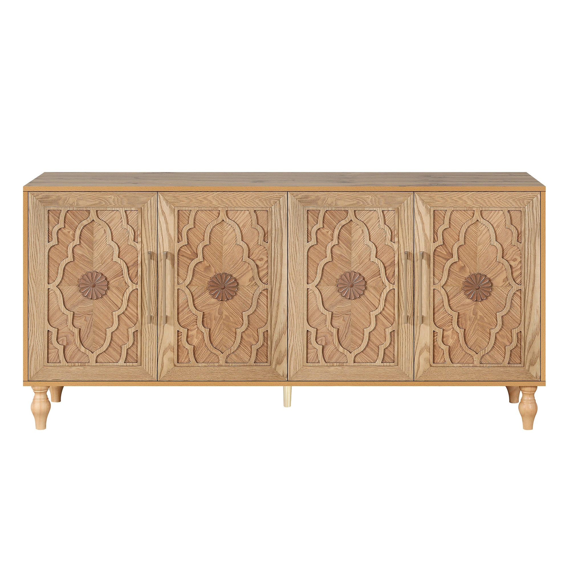Bybafun YD2400029 Contemporary/Modern Brown Sideboard