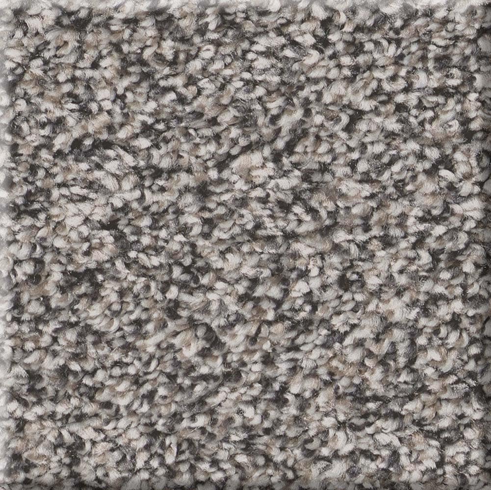 STAINMASTER 7L85500533 Welcome Retreat I Platinum Gray 43.9-oz sq yard Polyester Textured Indoor Carpet