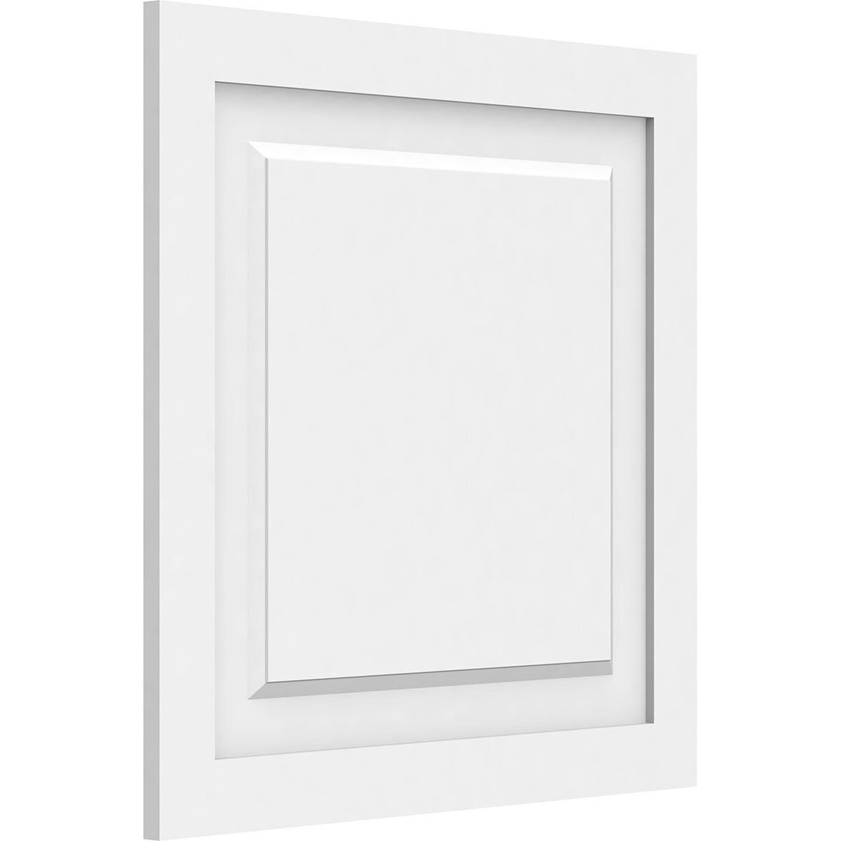 Ekena Millwork WALP22X22X062HAR 22-in x 22-in Smooth Paintable/Stainable White PVC Fretwork Wall Panel (