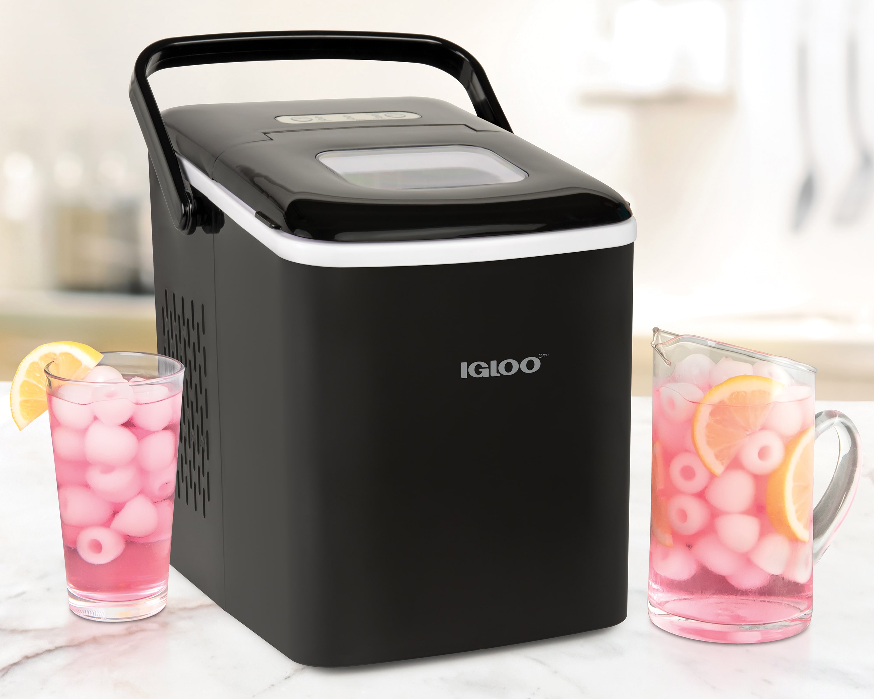 Igloo Automatic Ice Maker, Self- Cleaning, Countertop Size, 26 Pounds in 24  Hours, Cubes 7 Minutes, LED Control Panel, Scoop Included, Perfect for  Water Bottles, Mixed Drinks, Stainless Steel - Yahoo Shopping